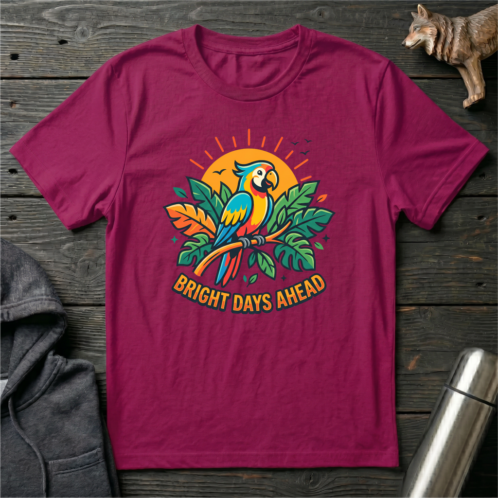 Bright Days Ahead Parrot T-Shirt