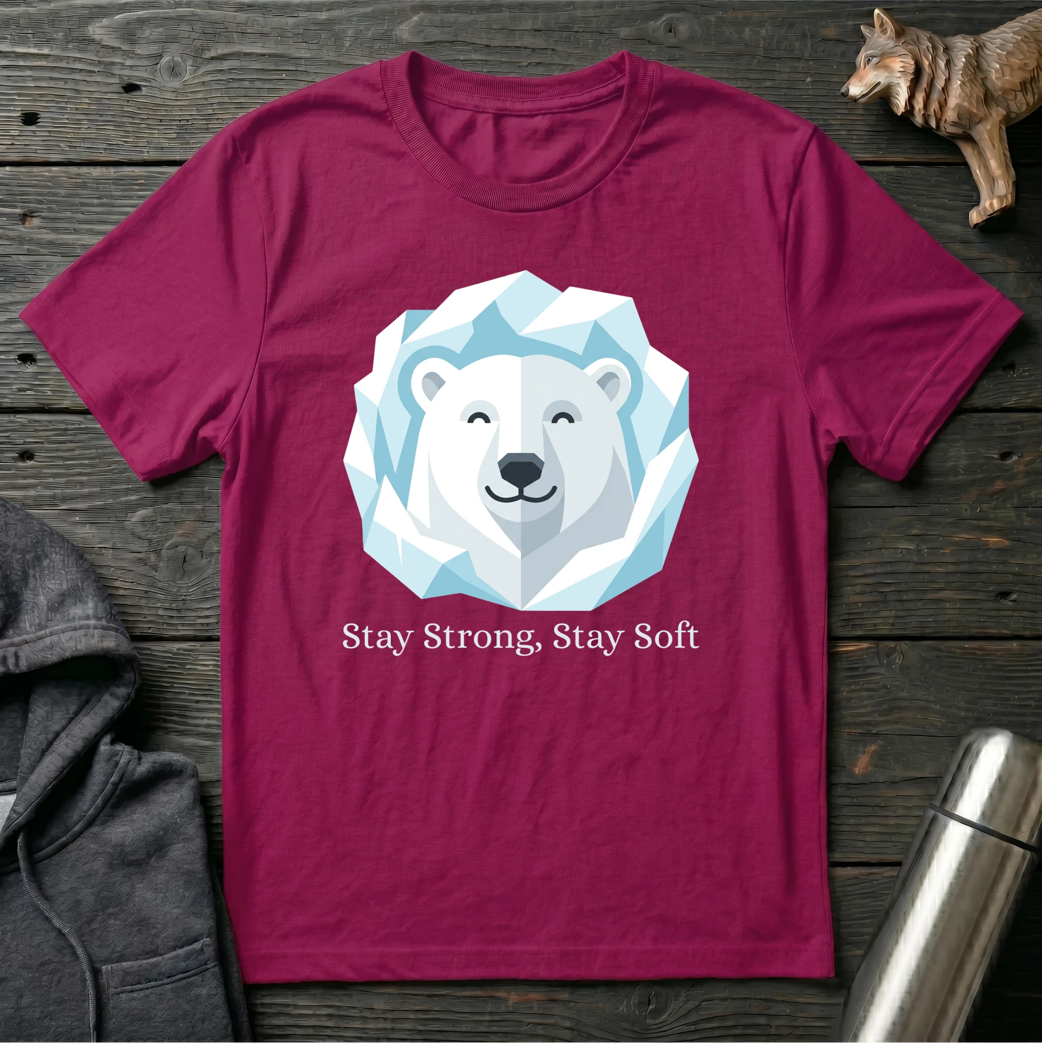 Stay Strong, Stay Soft Polar Bear T-Shirt