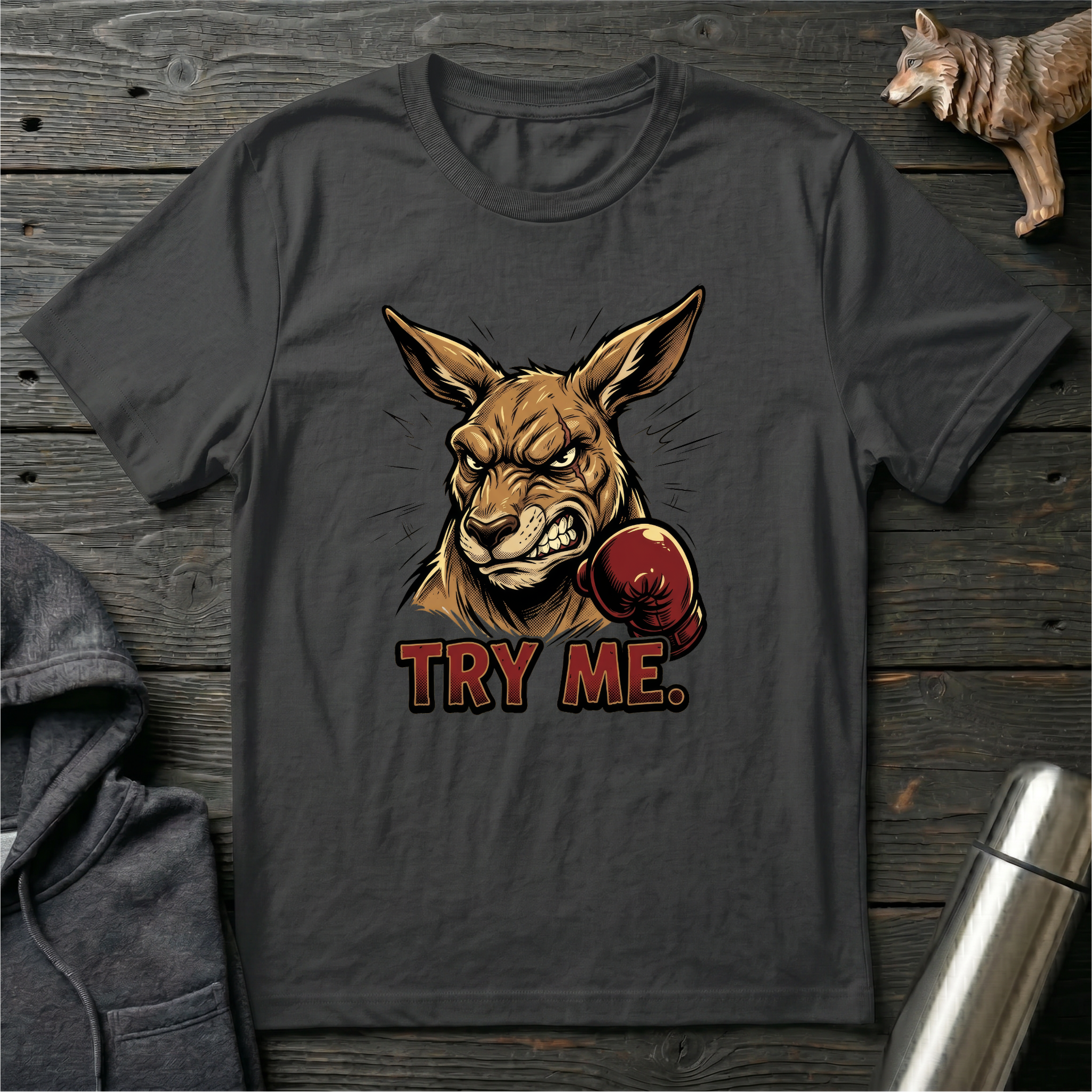 Try Me Kangaroo T-Shirt