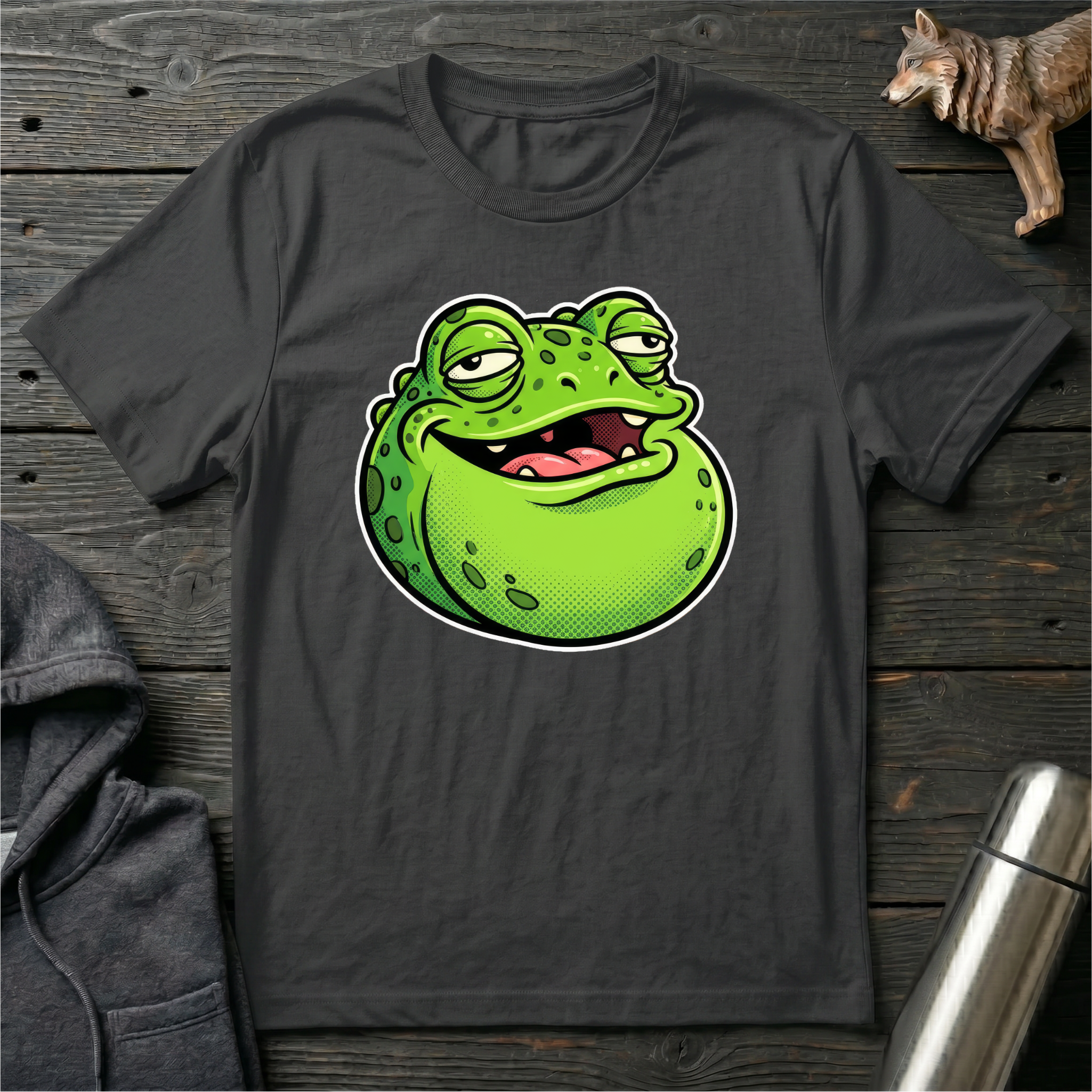 No Thought, Just Vibes Frog T-Shirt