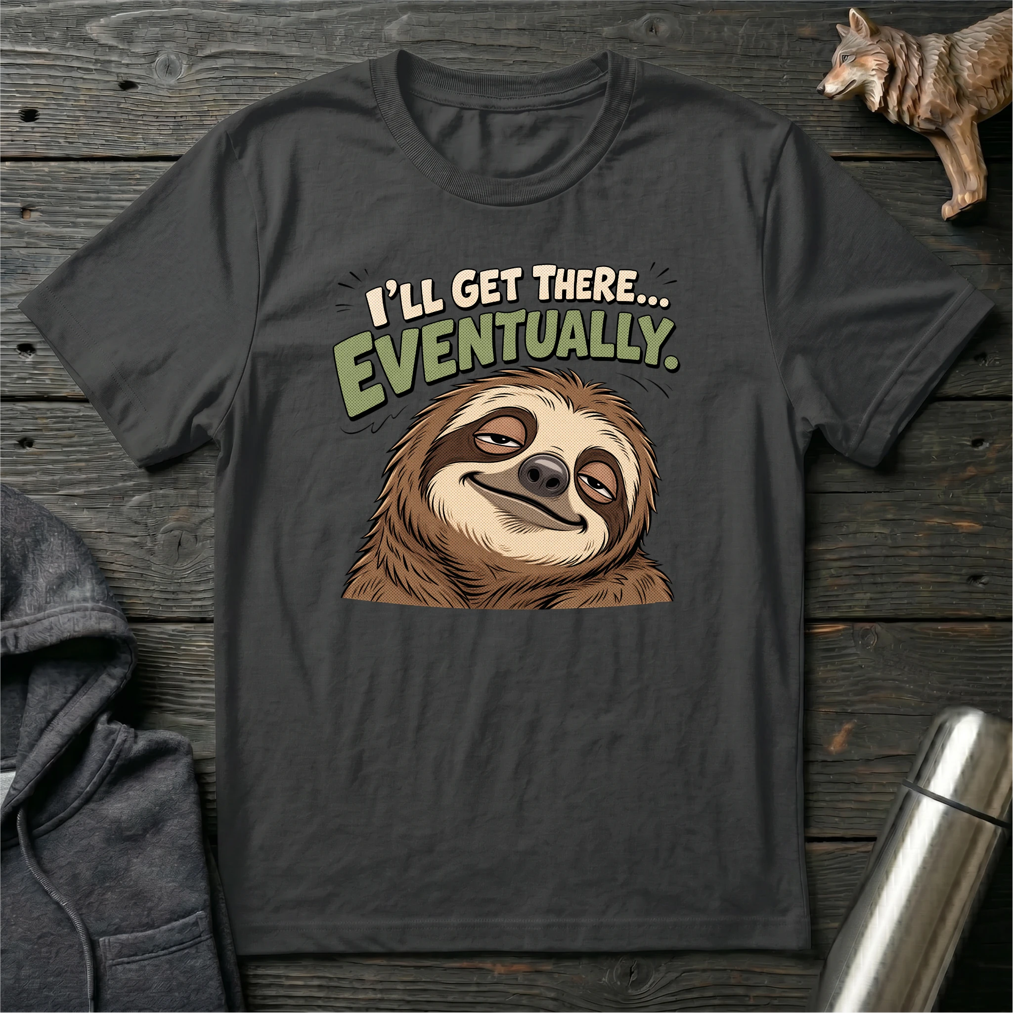 I’ll Get There… Eventually Sloth no.2 T-Shirt