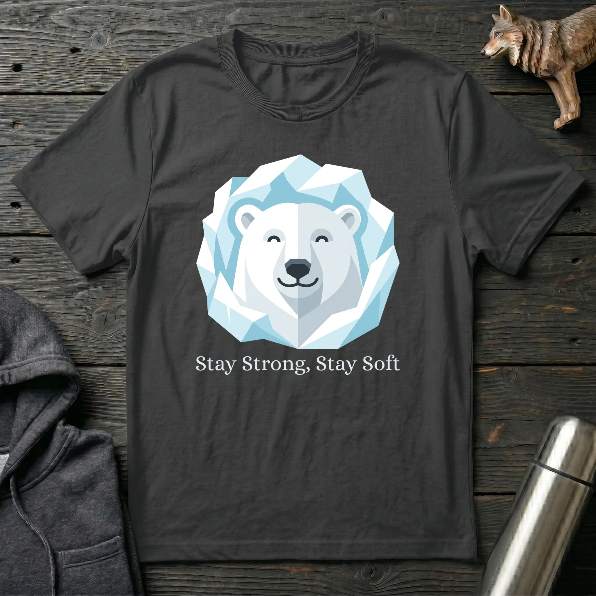 Stay Strong, Stay Soft Polar Bear T-Shirt