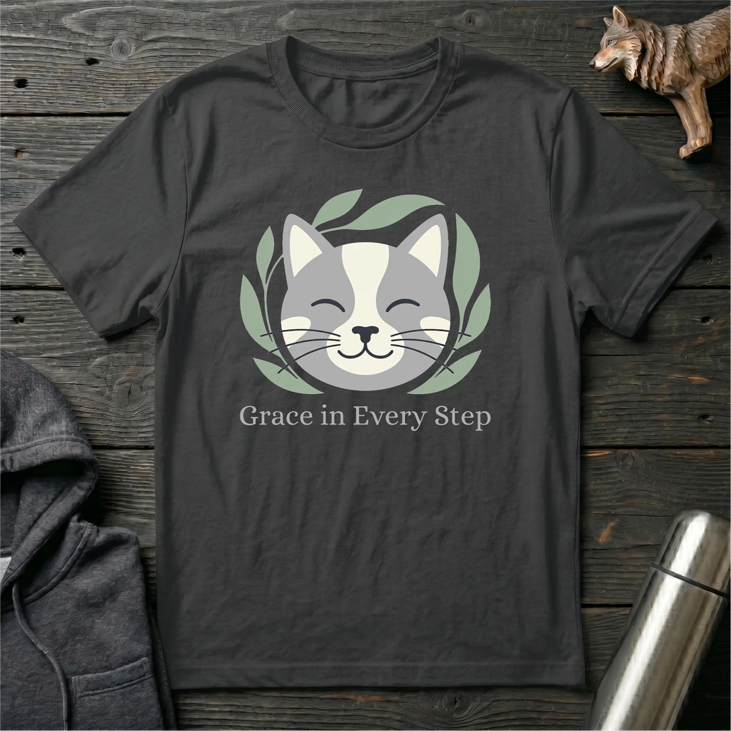 Grace in Every Step Cat T-Shirt