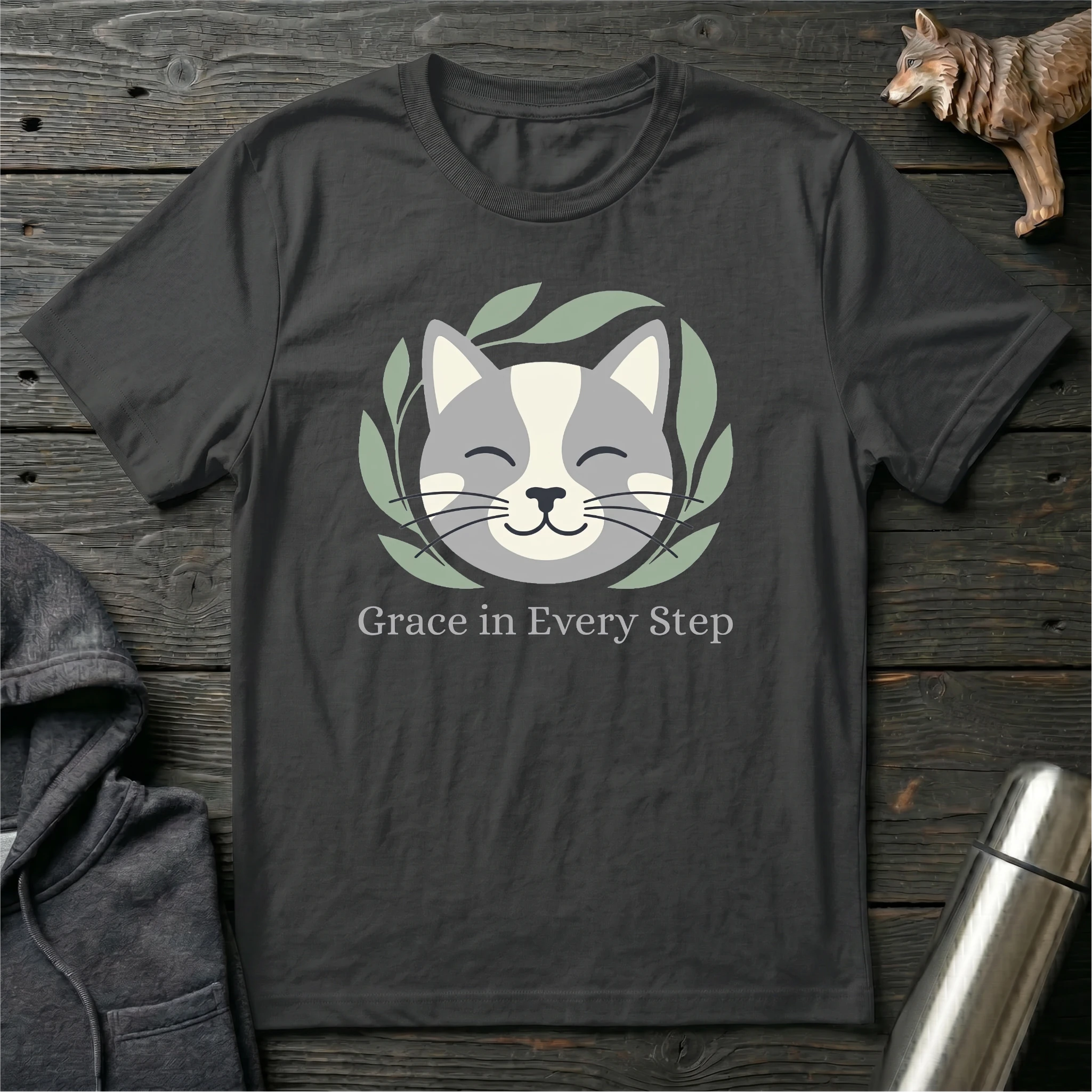 Grace in Every Step Cat T-Shirt