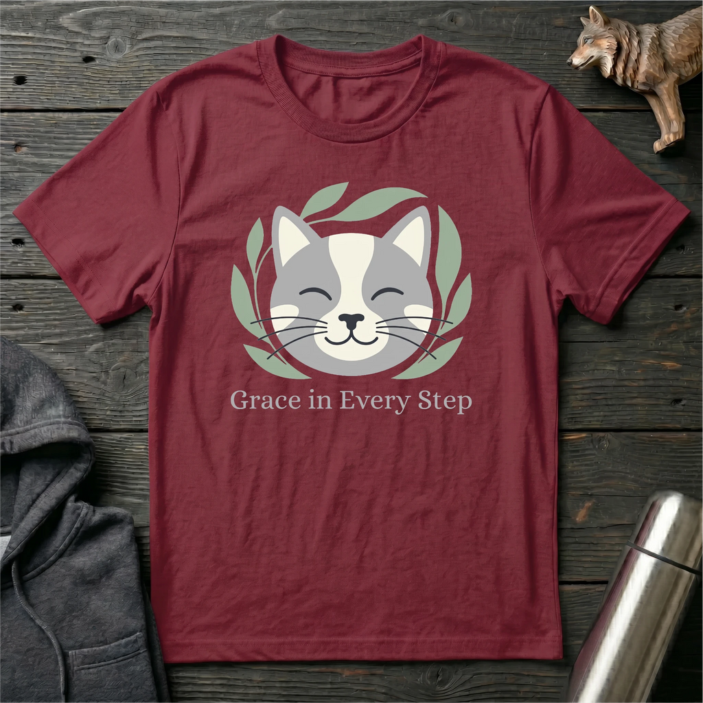 Grace in Every Step Cat T-Shirt