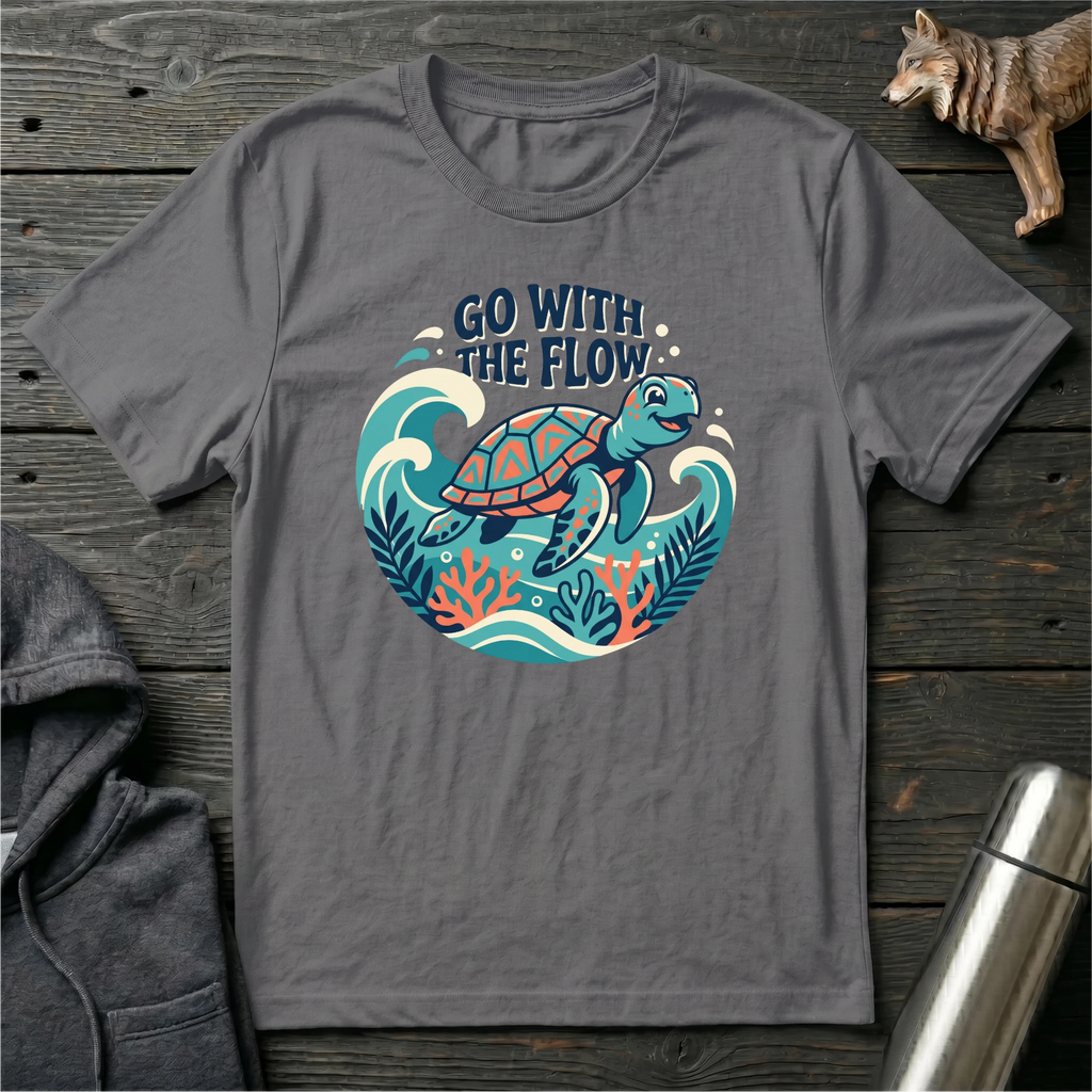 Go With the Flow Turtle T-Shirt