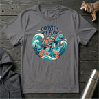 Go With the Flow Turtle T-Shirt