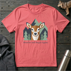 Breathe and Begin Again Deer T-Shirt