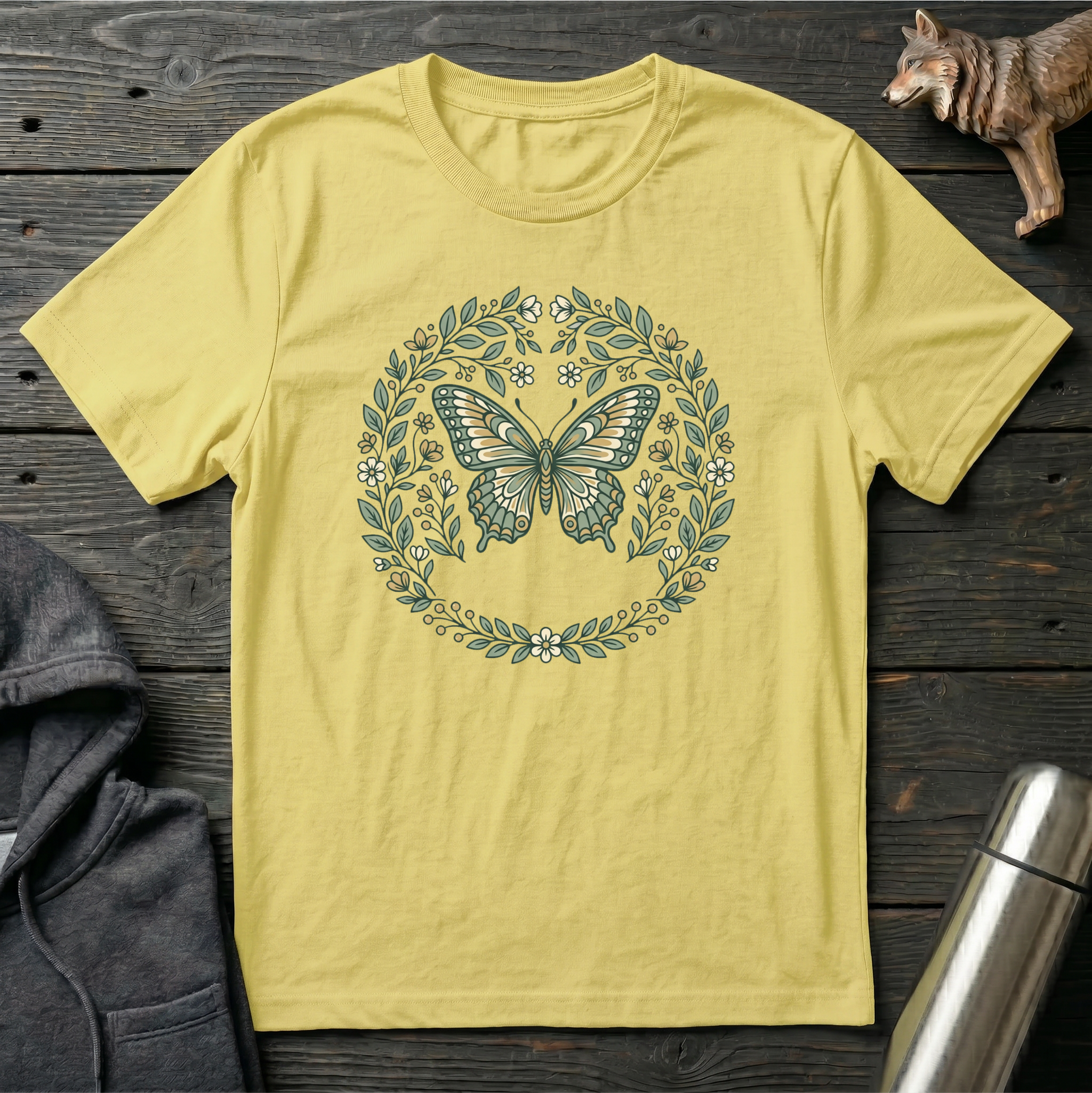Grow Through What You Go Through Butterfly T-Shirt