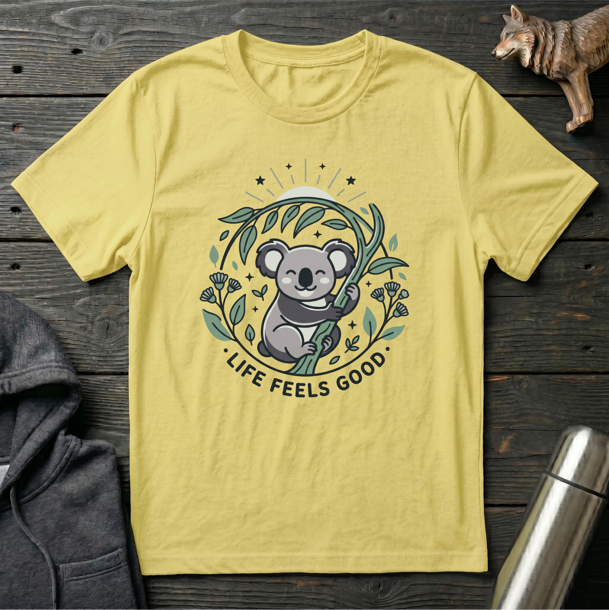 Life Feels Good Koala T-Shirt