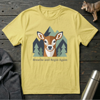 Breathe and Begin Again Deer T-Shirt