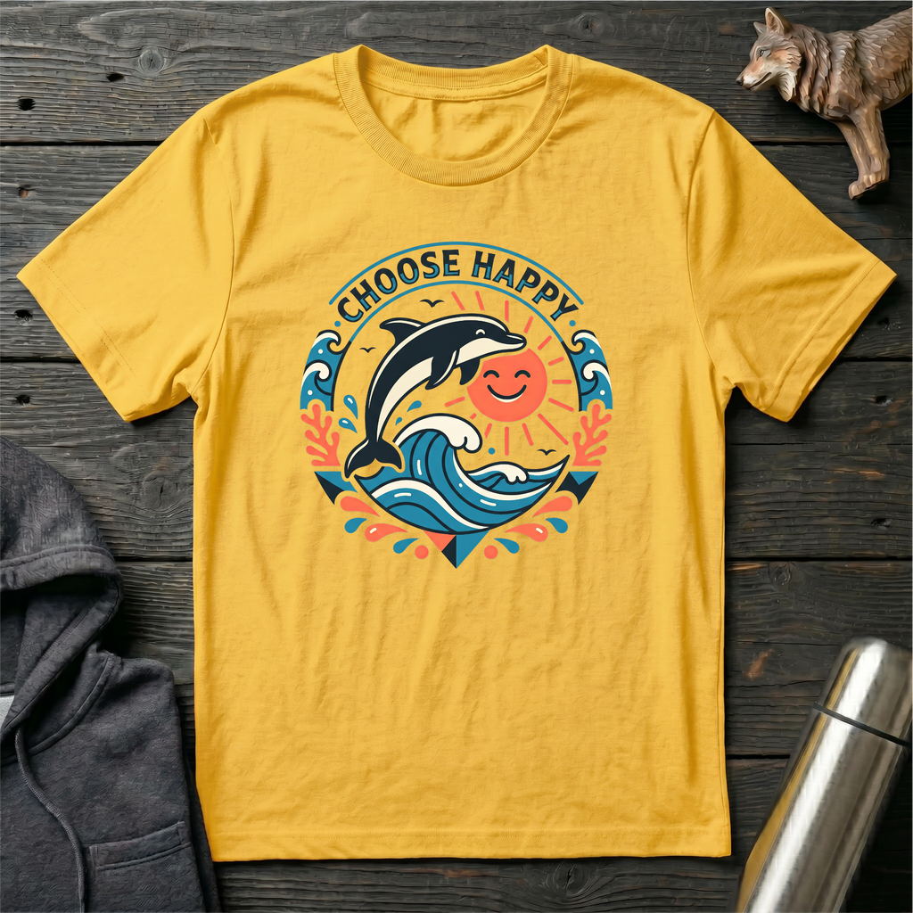 Choose Happy Dolphin T-Shirt