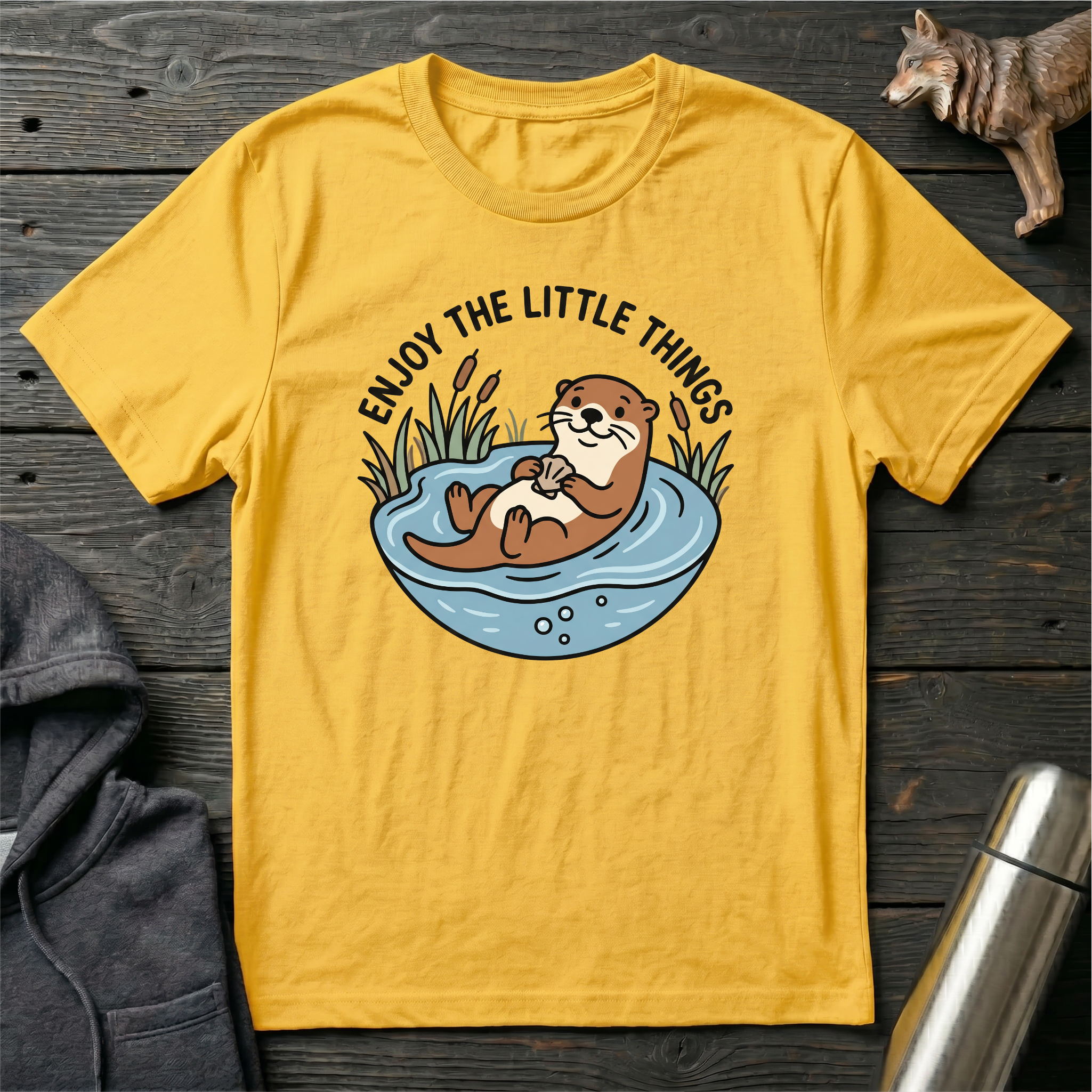 Enjoy the Little Things River Otter T-Shirt