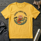 Good Vibes Only Red Panda T-Shirt