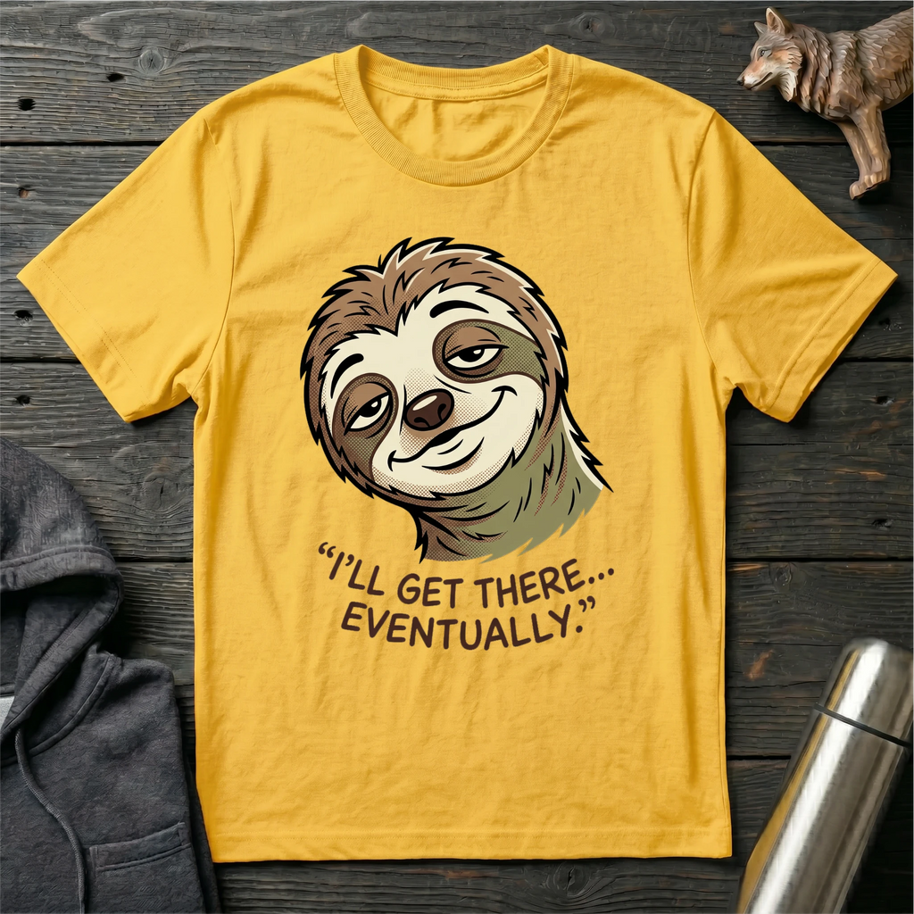 I’ll Get There… Eventually Sloth no.1 T-Shirt