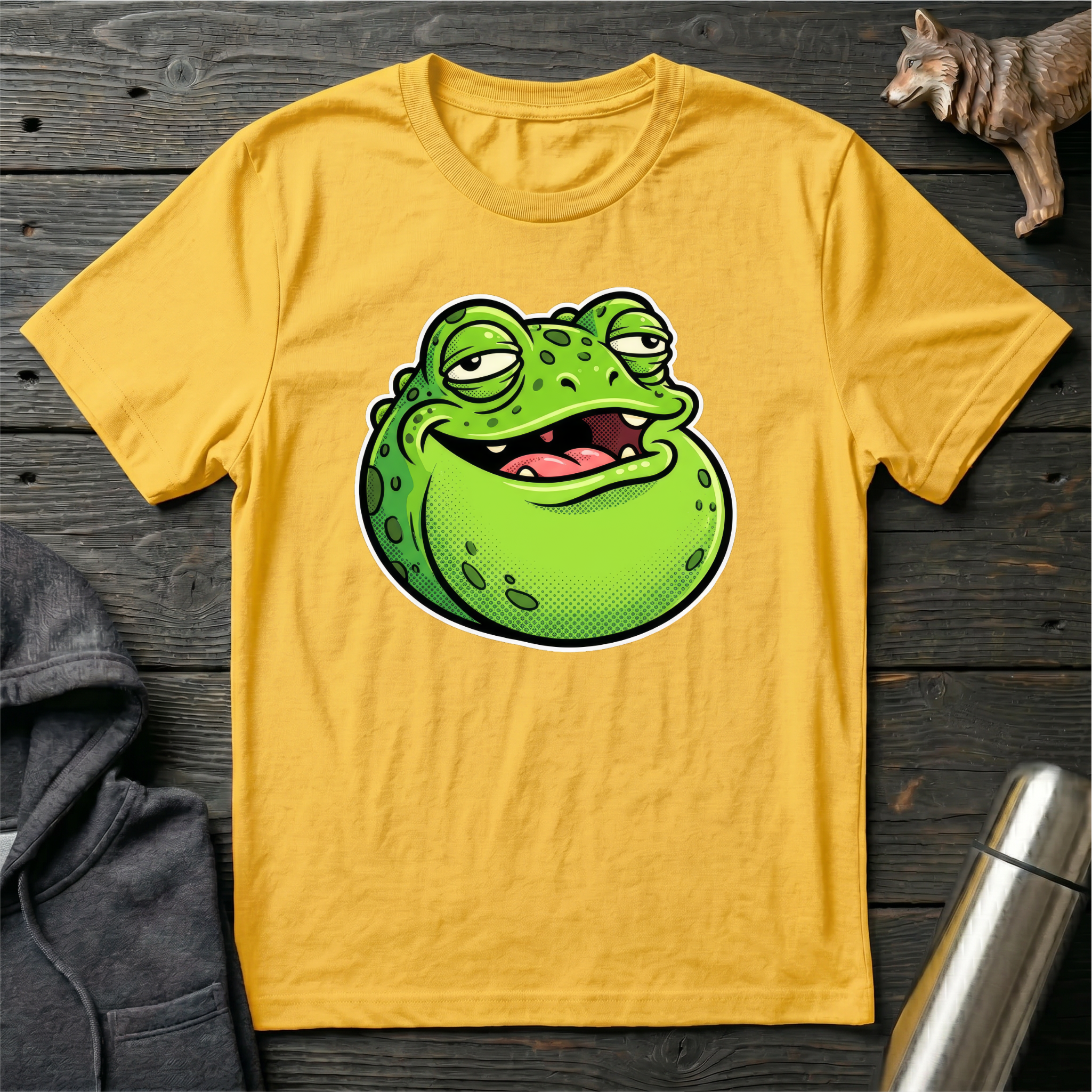 No Thought, Just Vibes Frog T-Shirt