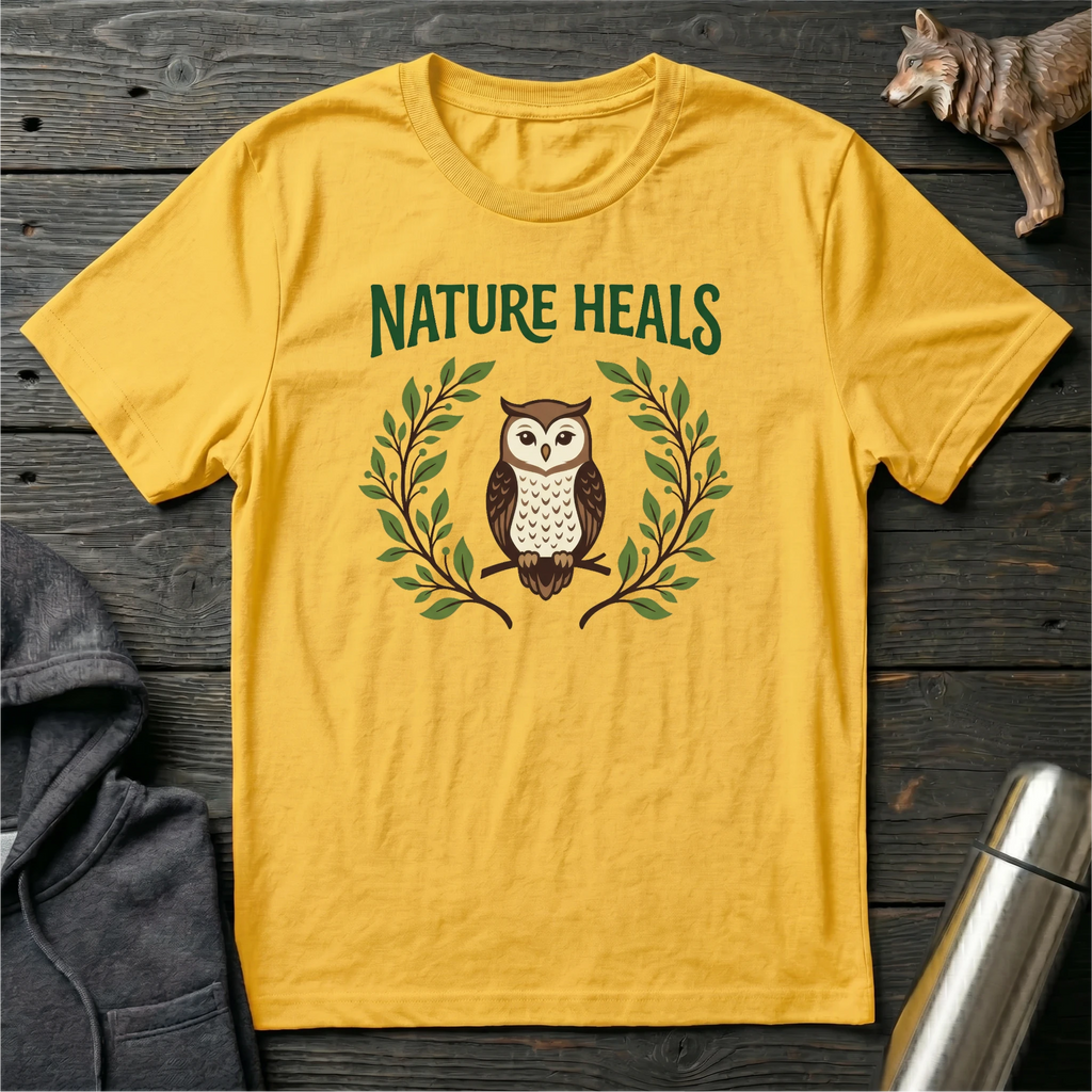 Nature Heals Owl T-Shirt