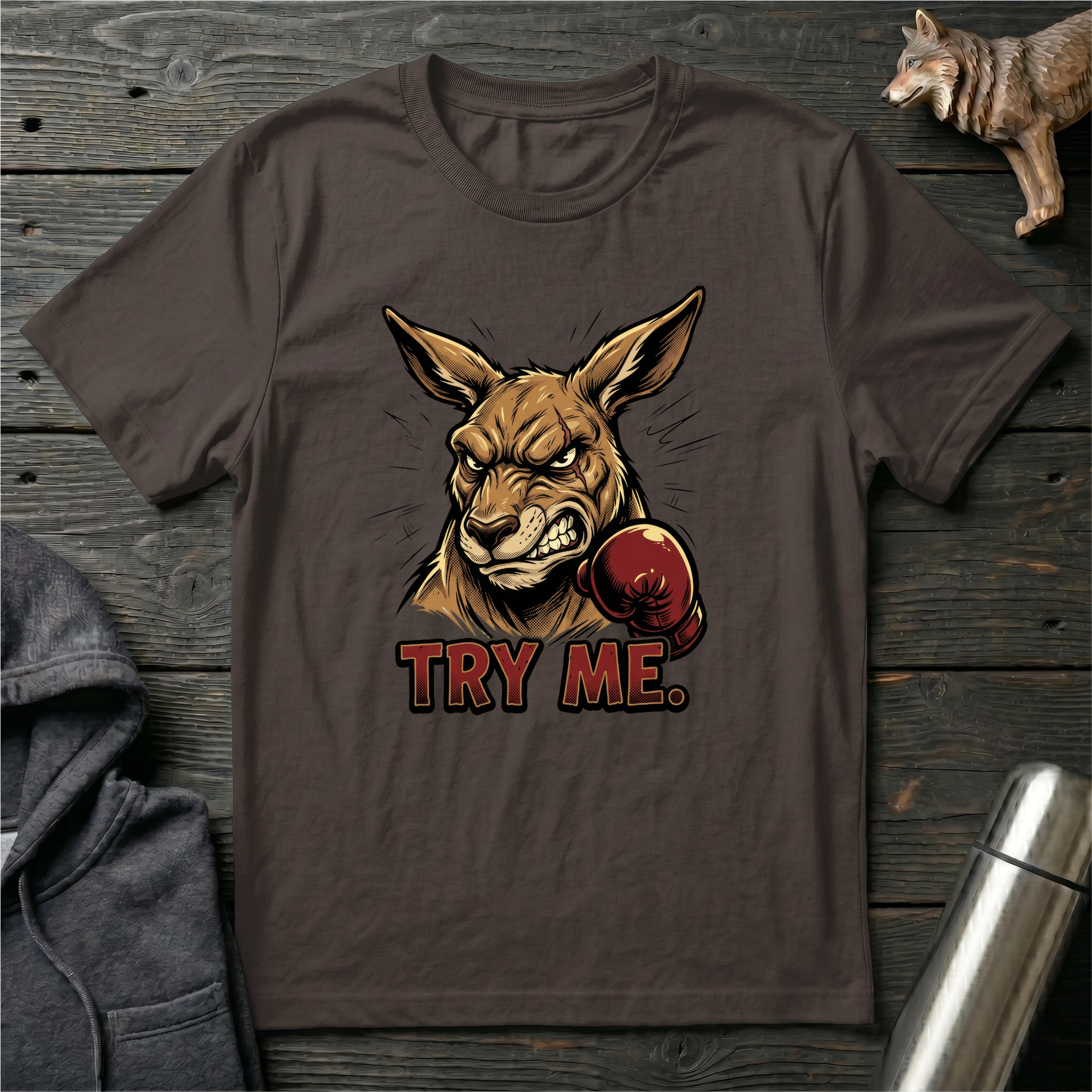 Try Me Kangaroo T-Shirt