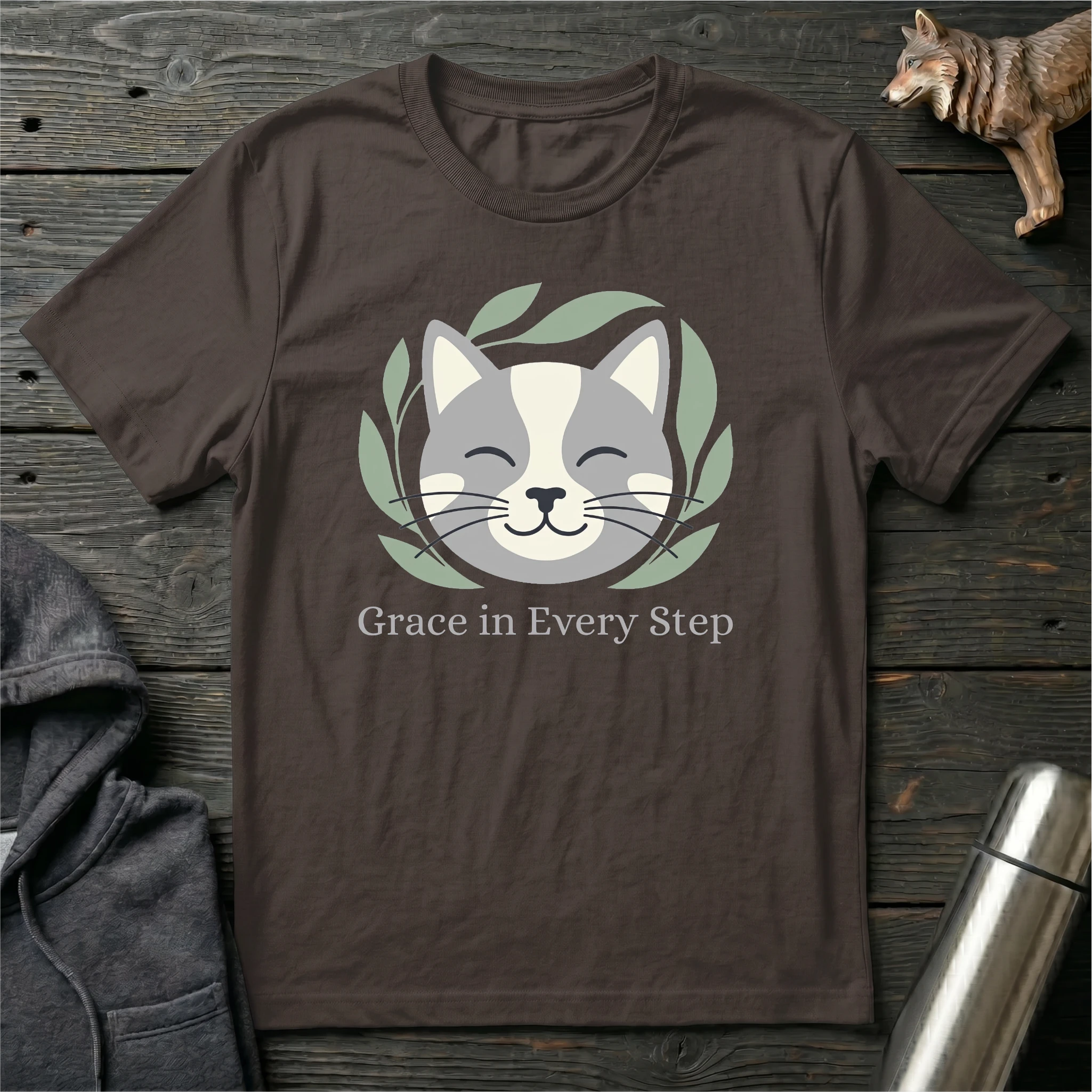 Grace in Every Step Cat T-Shirt