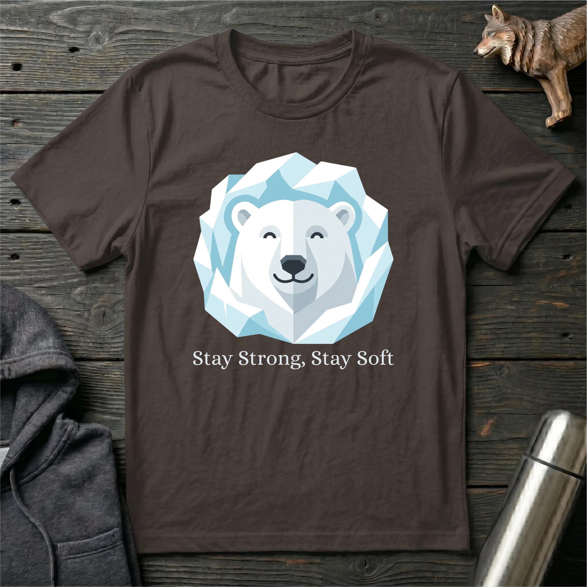 Stay Strong, Stay Soft Polar Bear T-Shirt