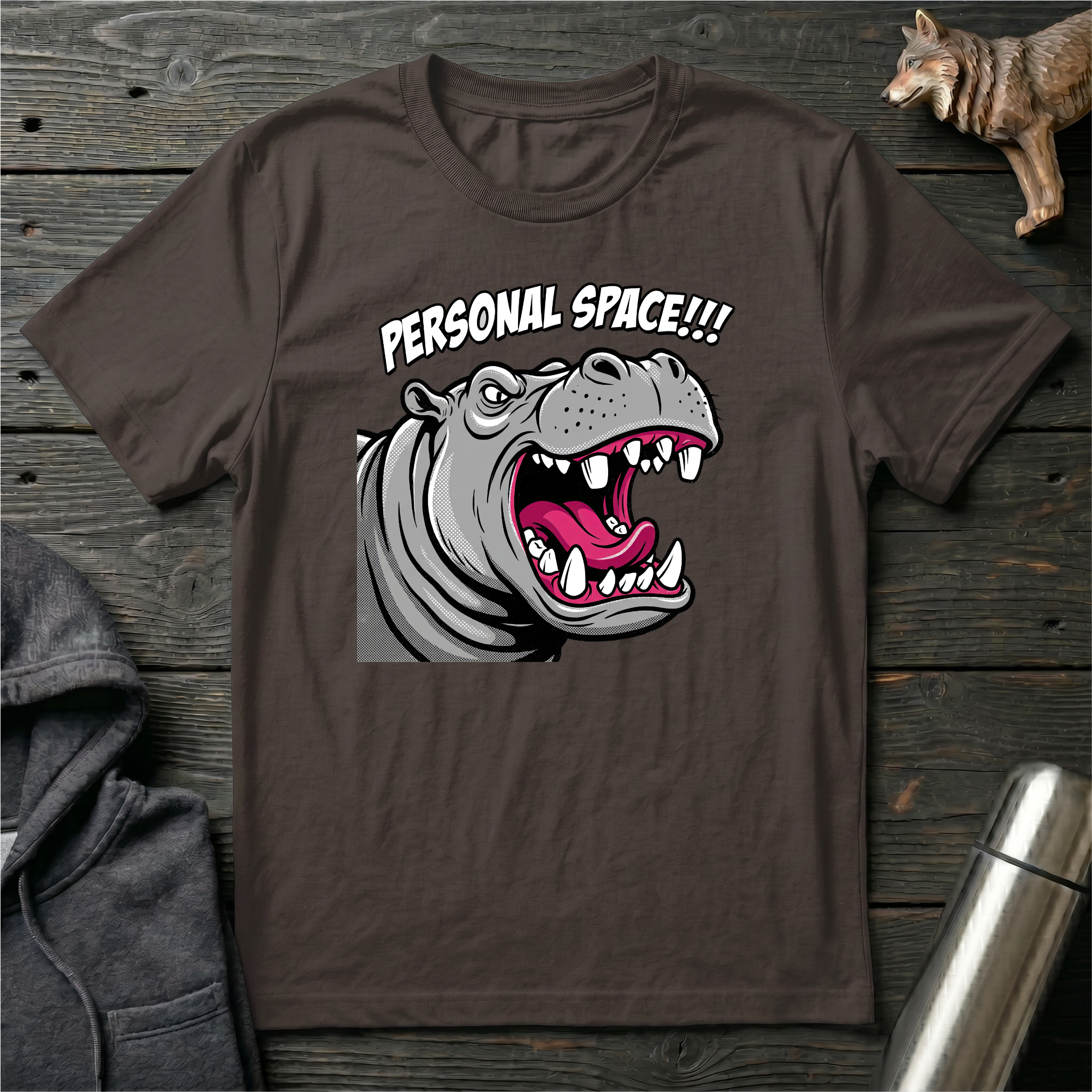 Personal Space Hippopotamus T-Shirt