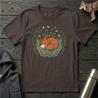 Cozy Sleeping Fox T-Shirt
