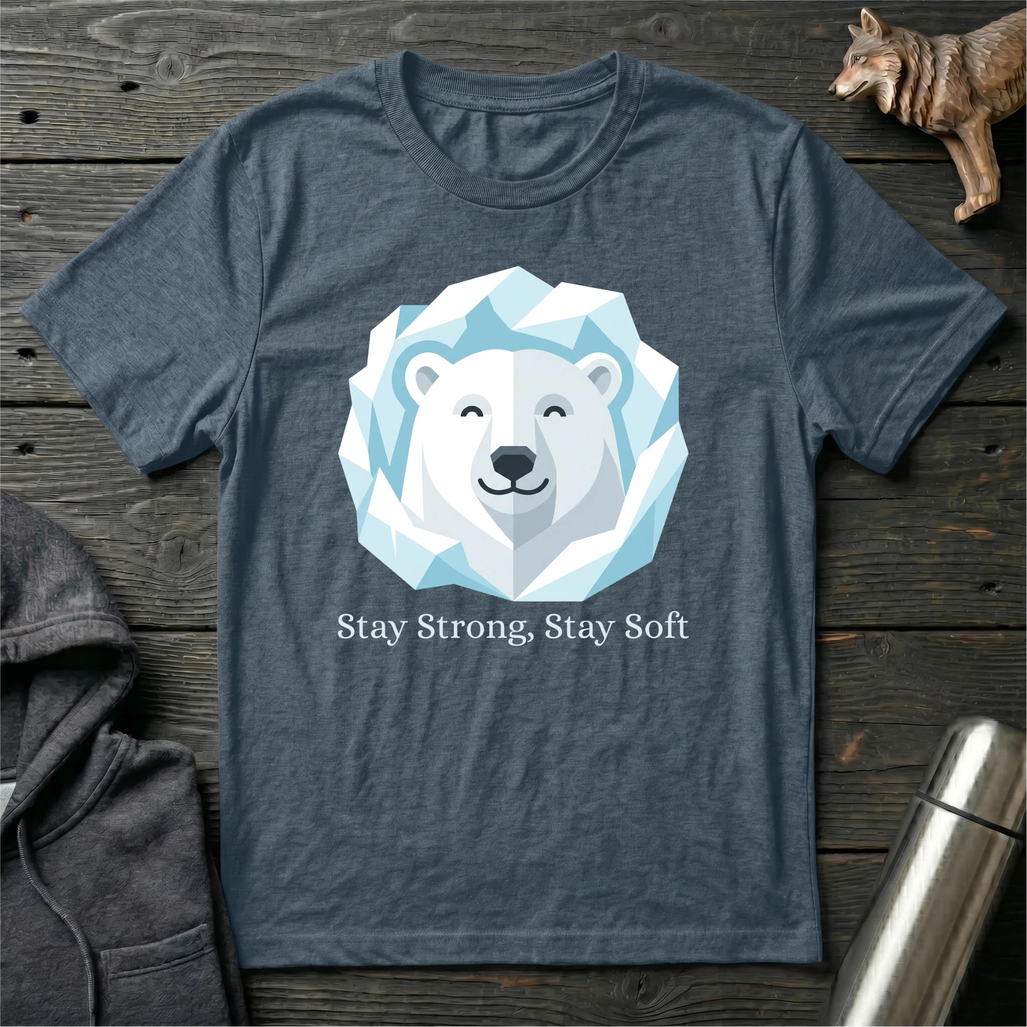Stay Strong, Stay Soft Polar Bear T-Shirt