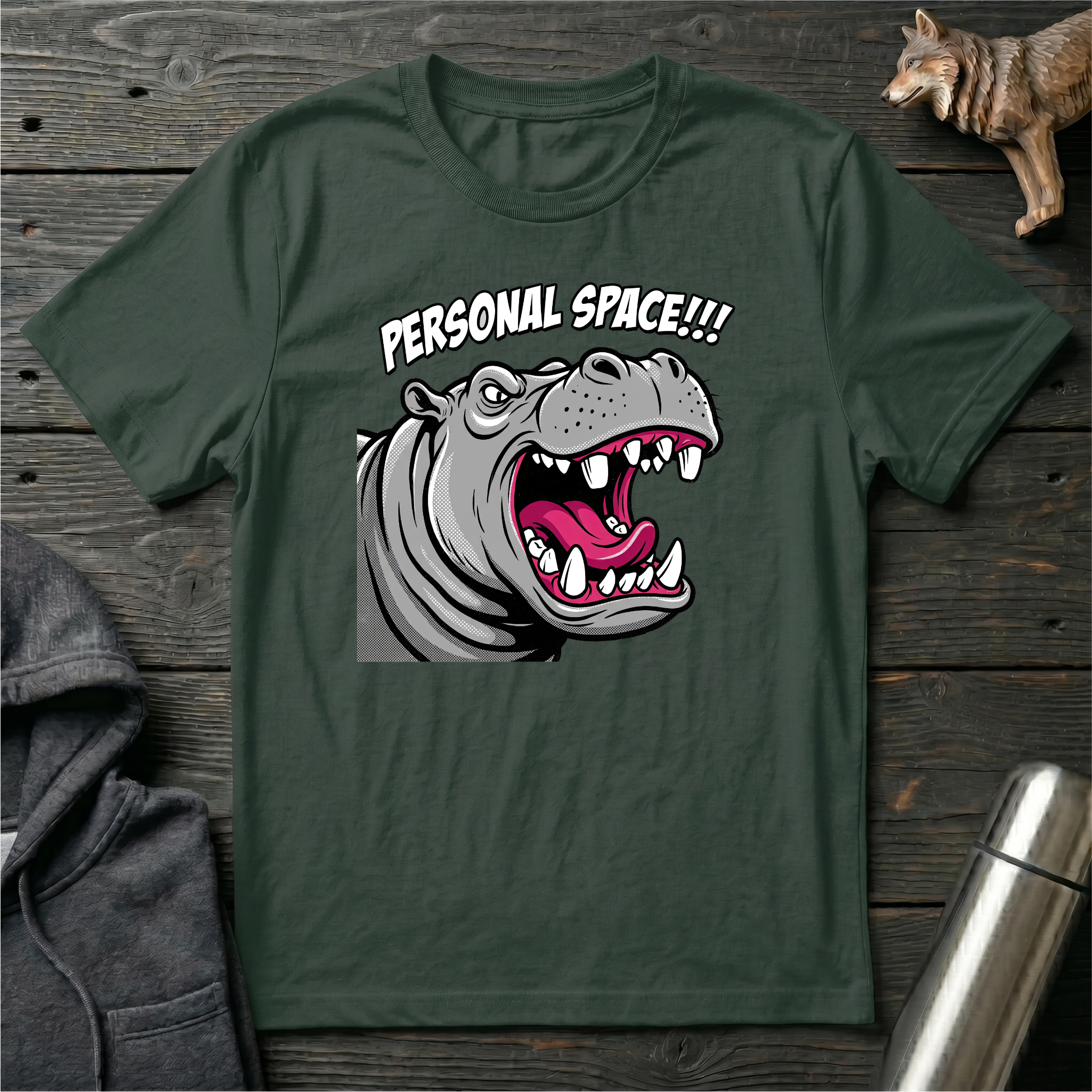 Personal Space Hippopotamus T-Shirt