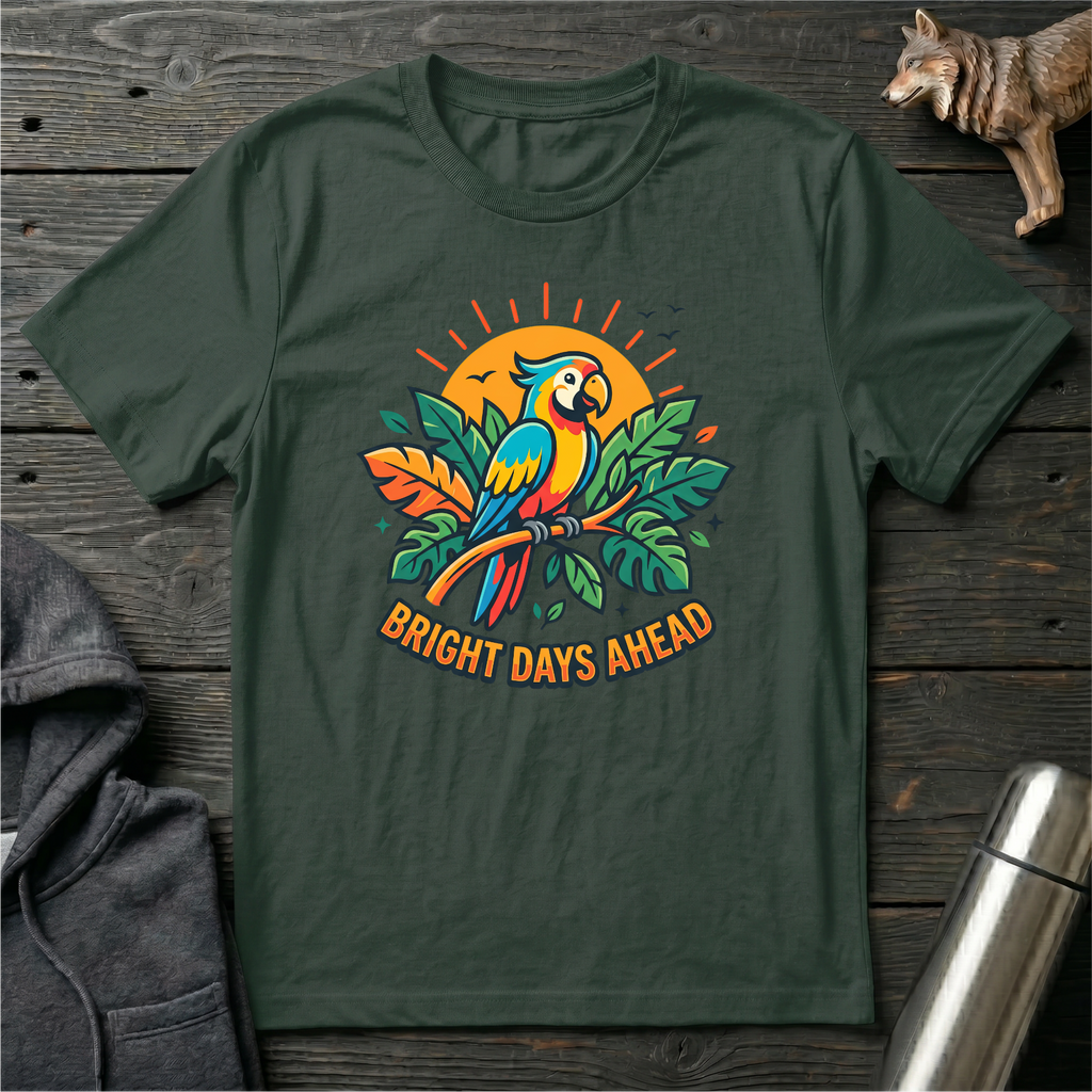 Bright Days Ahead Parrot T-Shirt