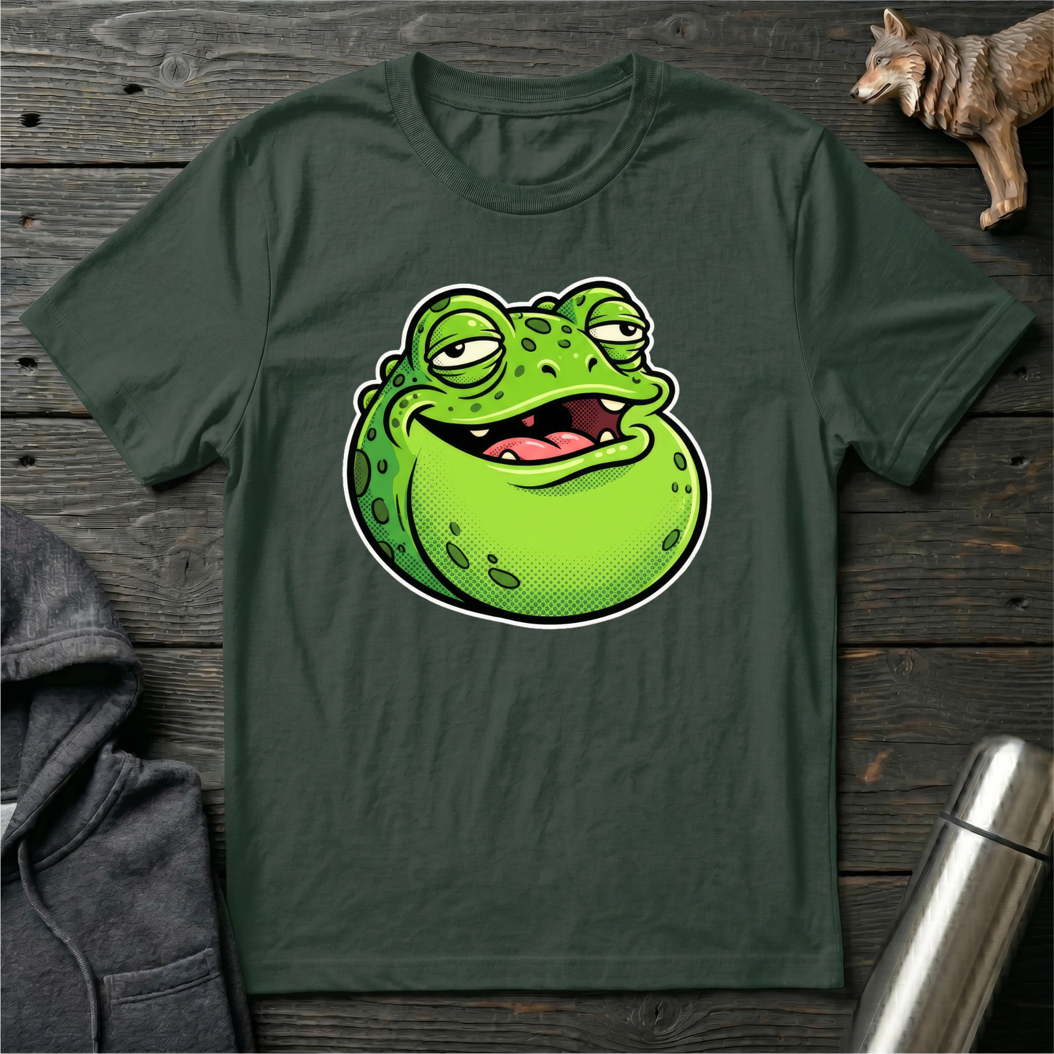 No Thought, Just Vibes Frog T-Shirt