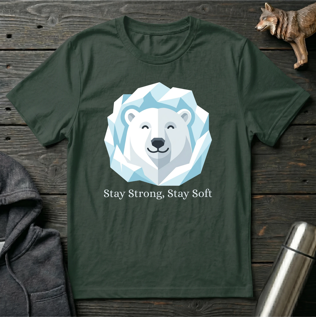 Stay Strong, Stay Soft Polar Bear T-Shirt