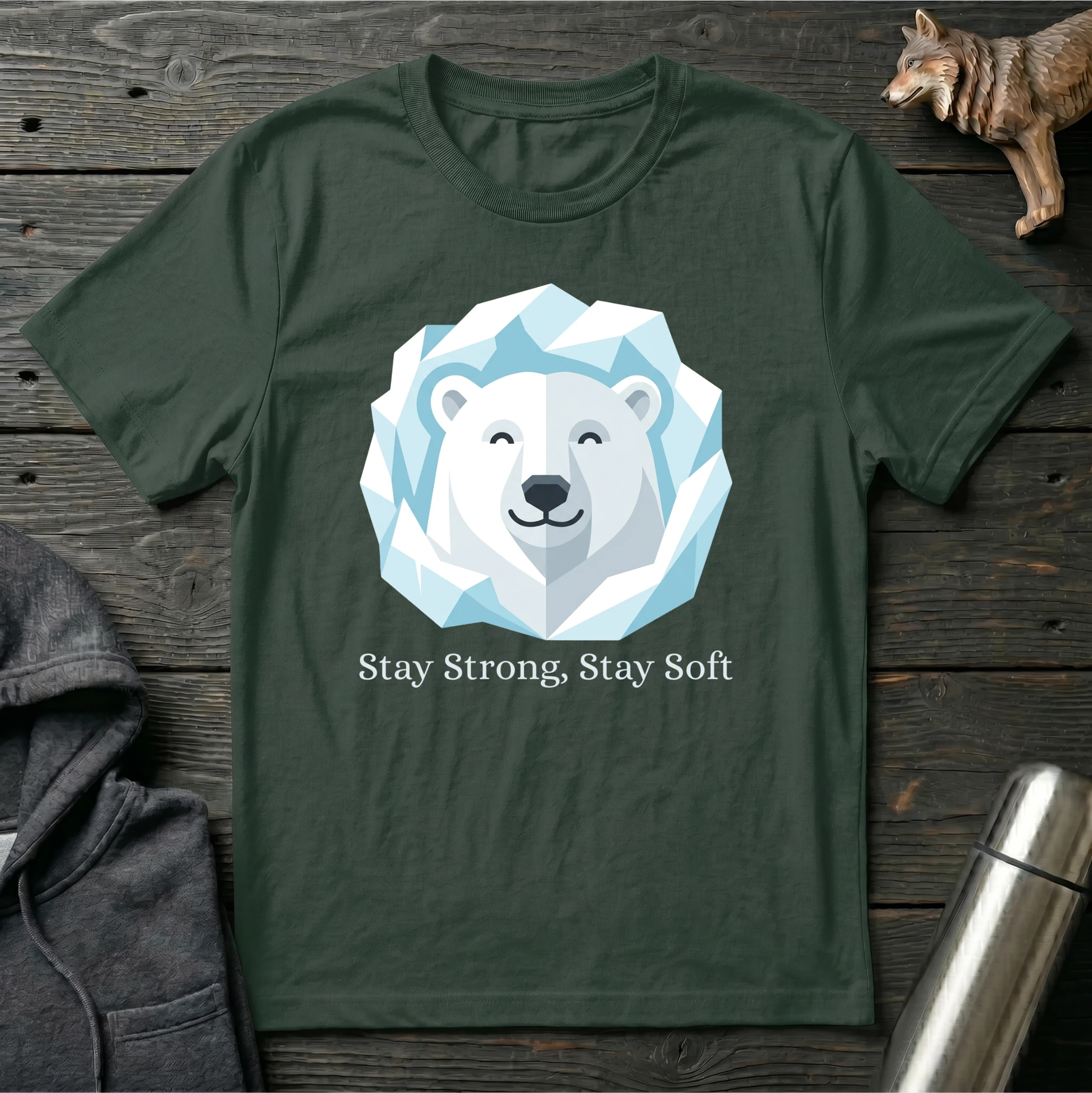 Stay Strong, Stay Soft Polar Bear T-Shirt