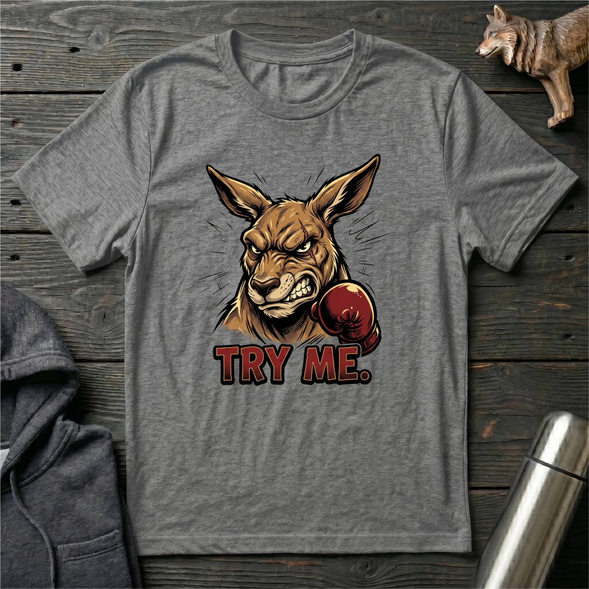 Try Me Kangaroo T-Shirt