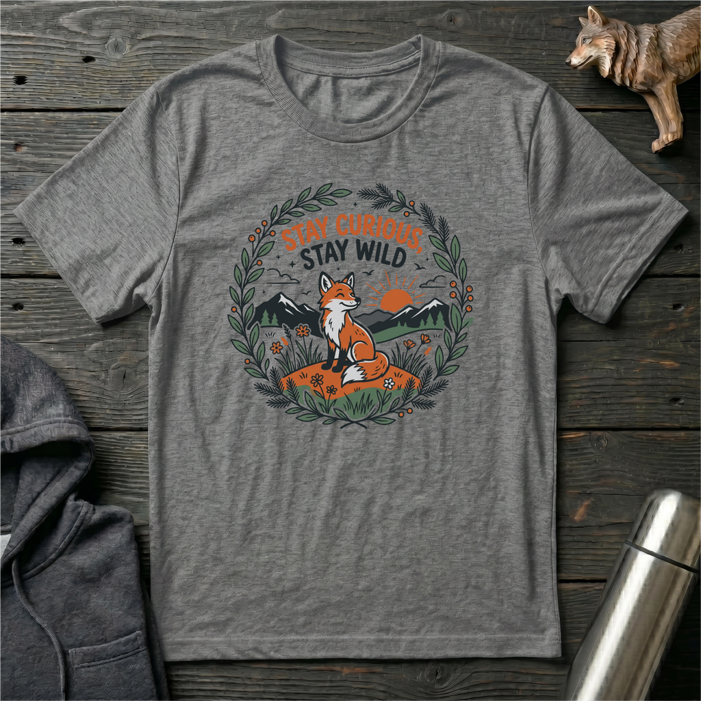Stay Curious Stay Wild Fox T-Shirt