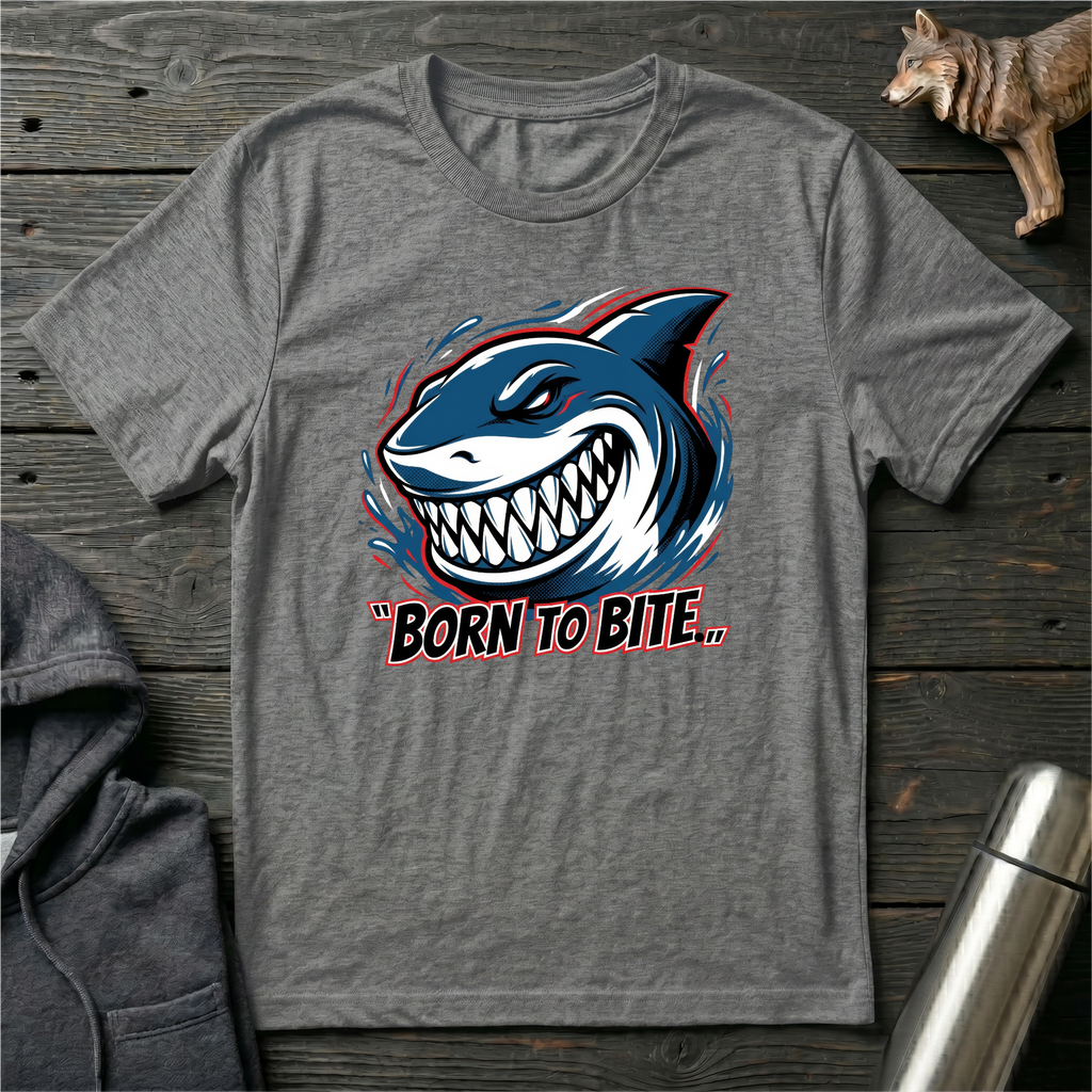 Born to Bite Side Shark T-Shirt