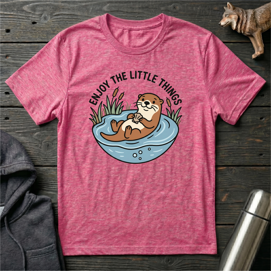 Enjoy the Little Things River Otter T-Shirt