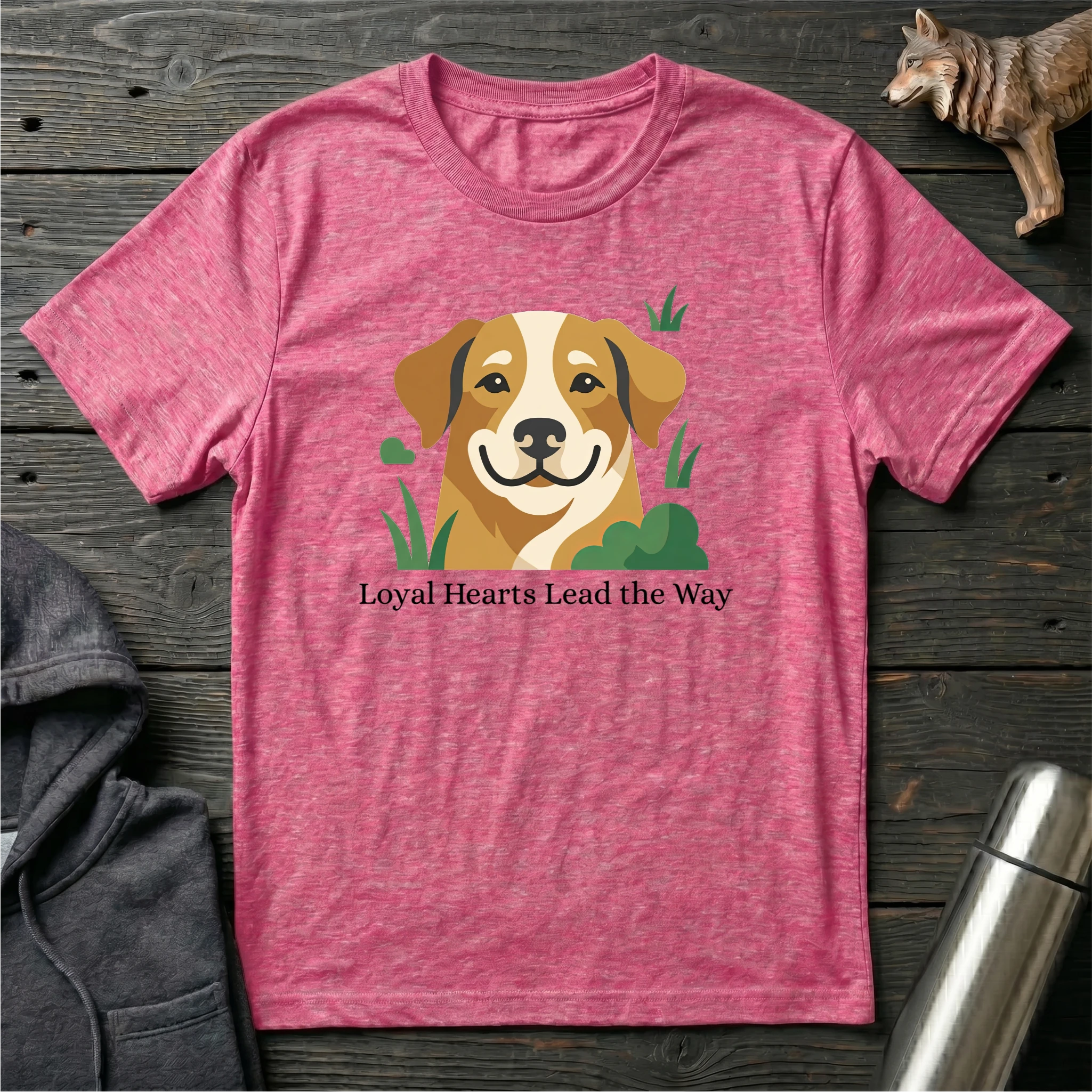 Loyal Hearts Lead the Way Dog T-Shirt
