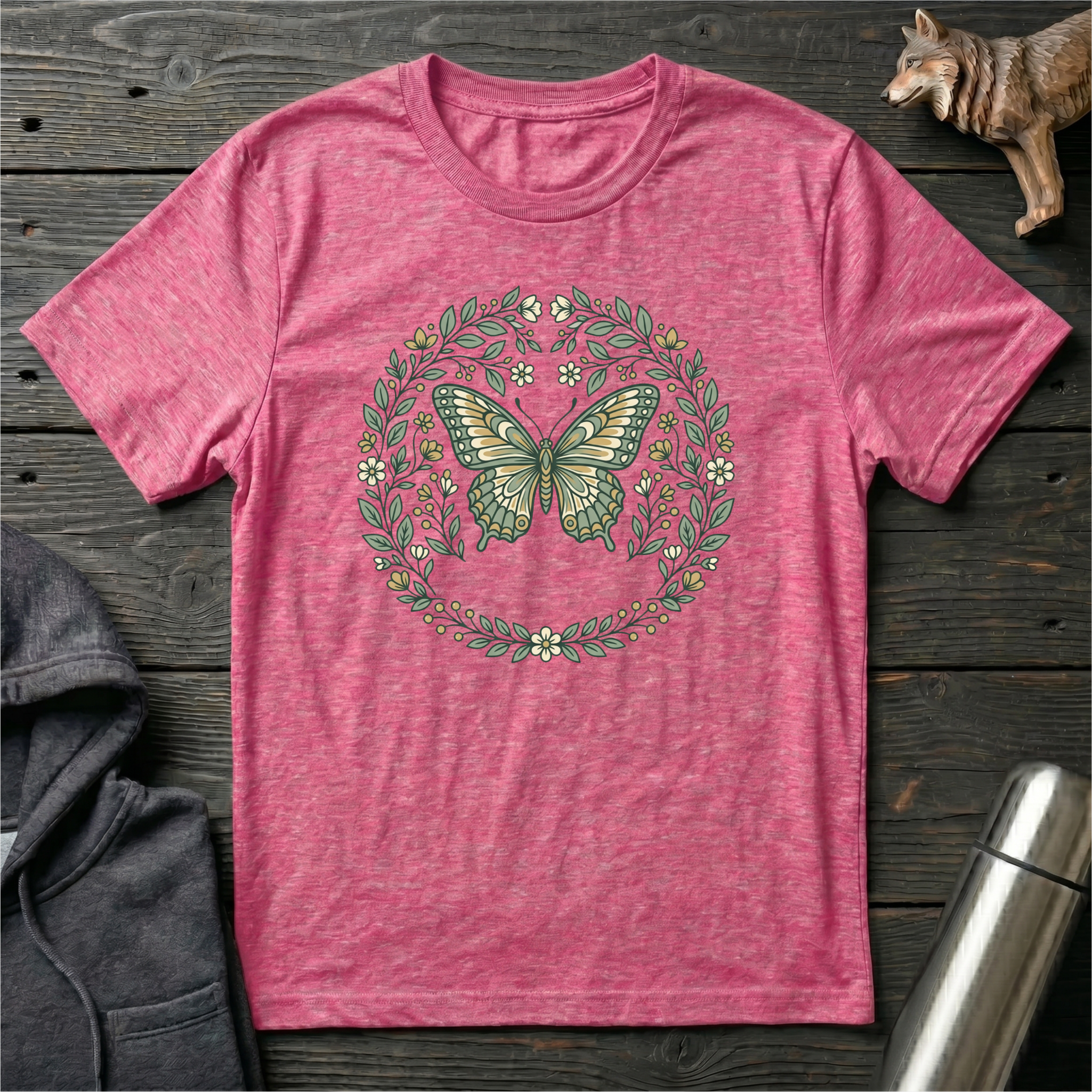 Grow Through What You Go Through Butterfly T-Shirt