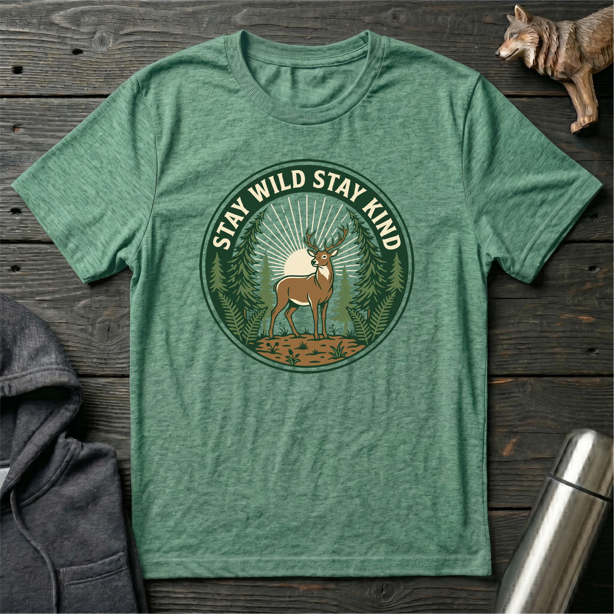 Stay Wild Stay Kind Deer T-Shirt