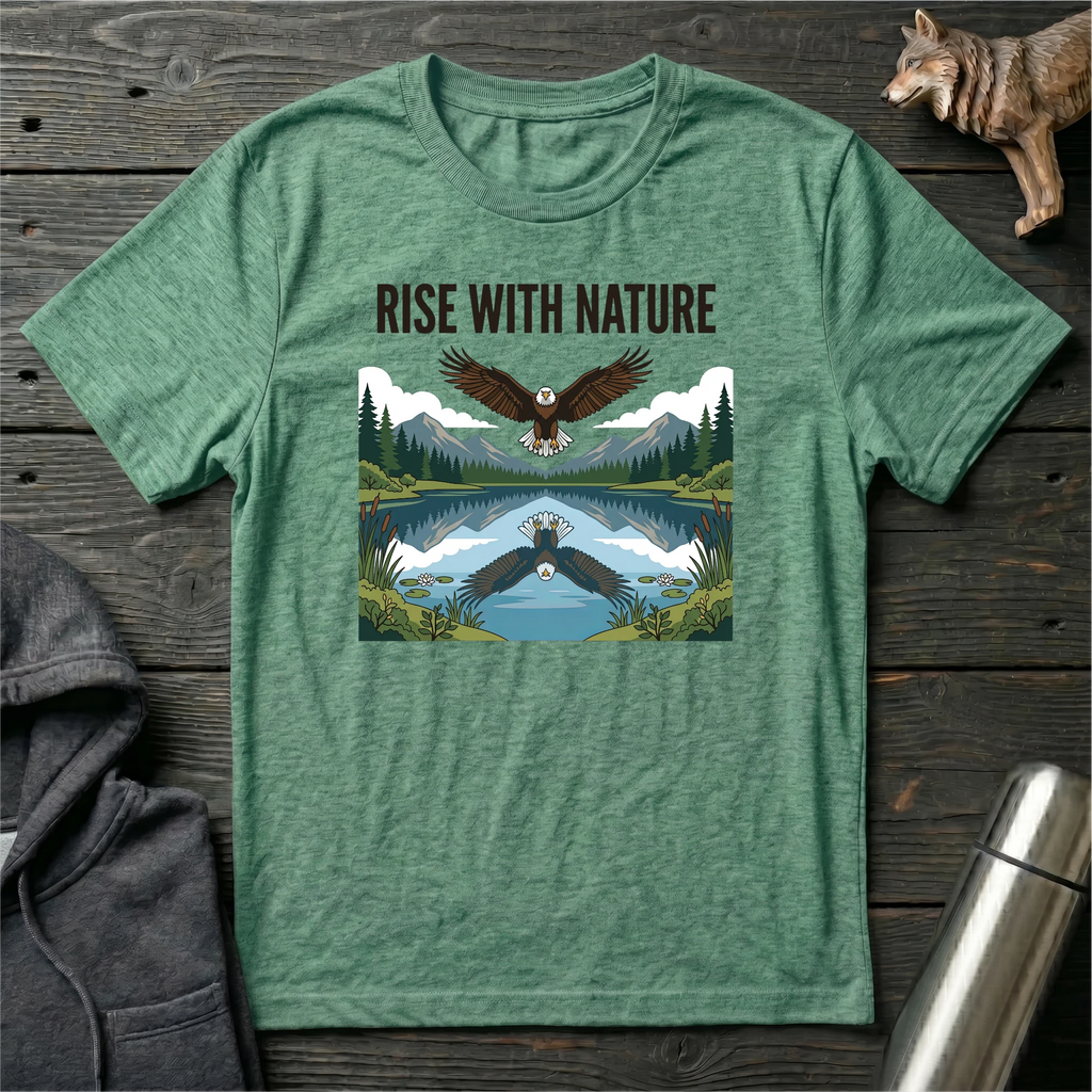 Rise with Nature Eagle T-Shirt