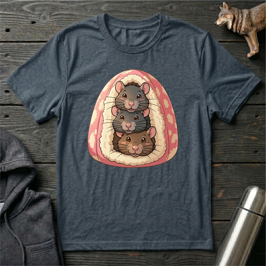 Three Mice in the Tent T-Shirt