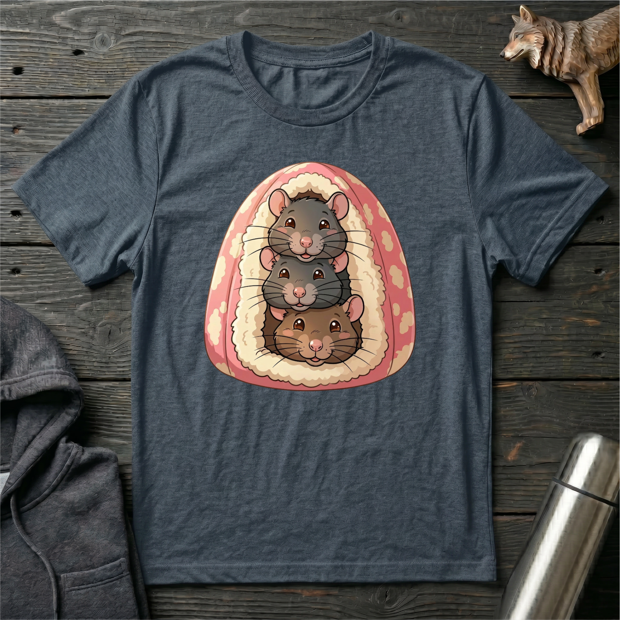 Three Mice in the Tent T-Shirt