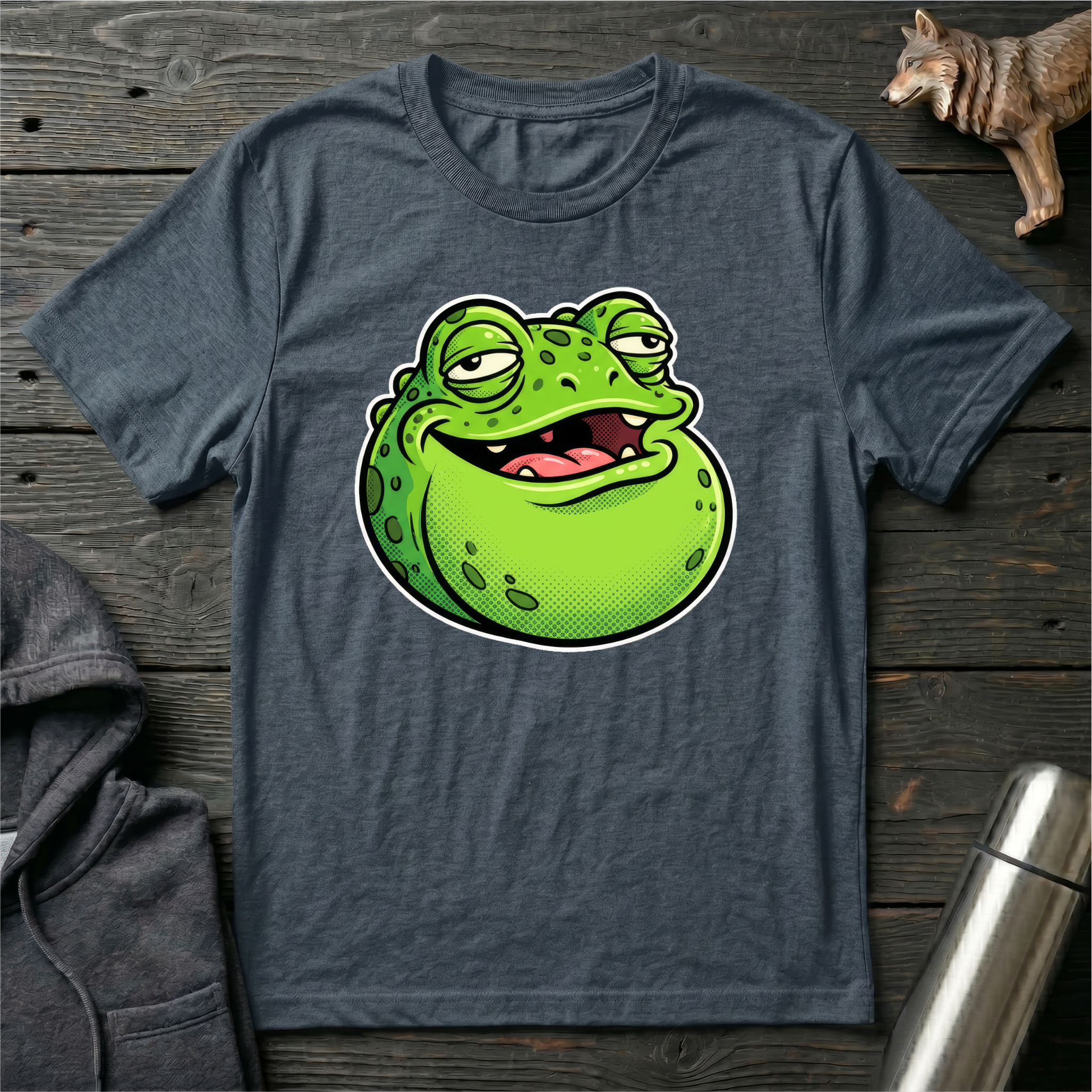 No Thought, Just Vibes Frog T-Shirt