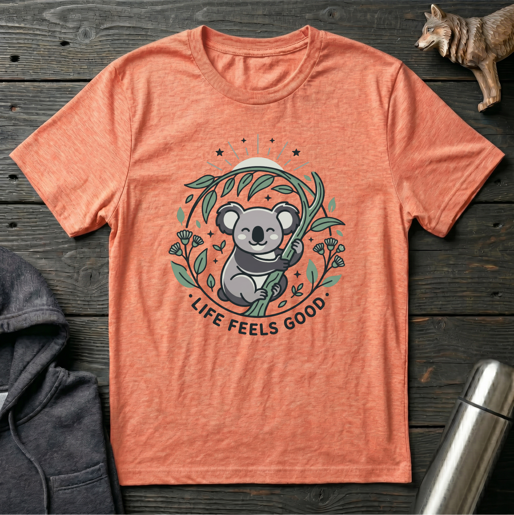Life Feels Good Koala T-Shirt