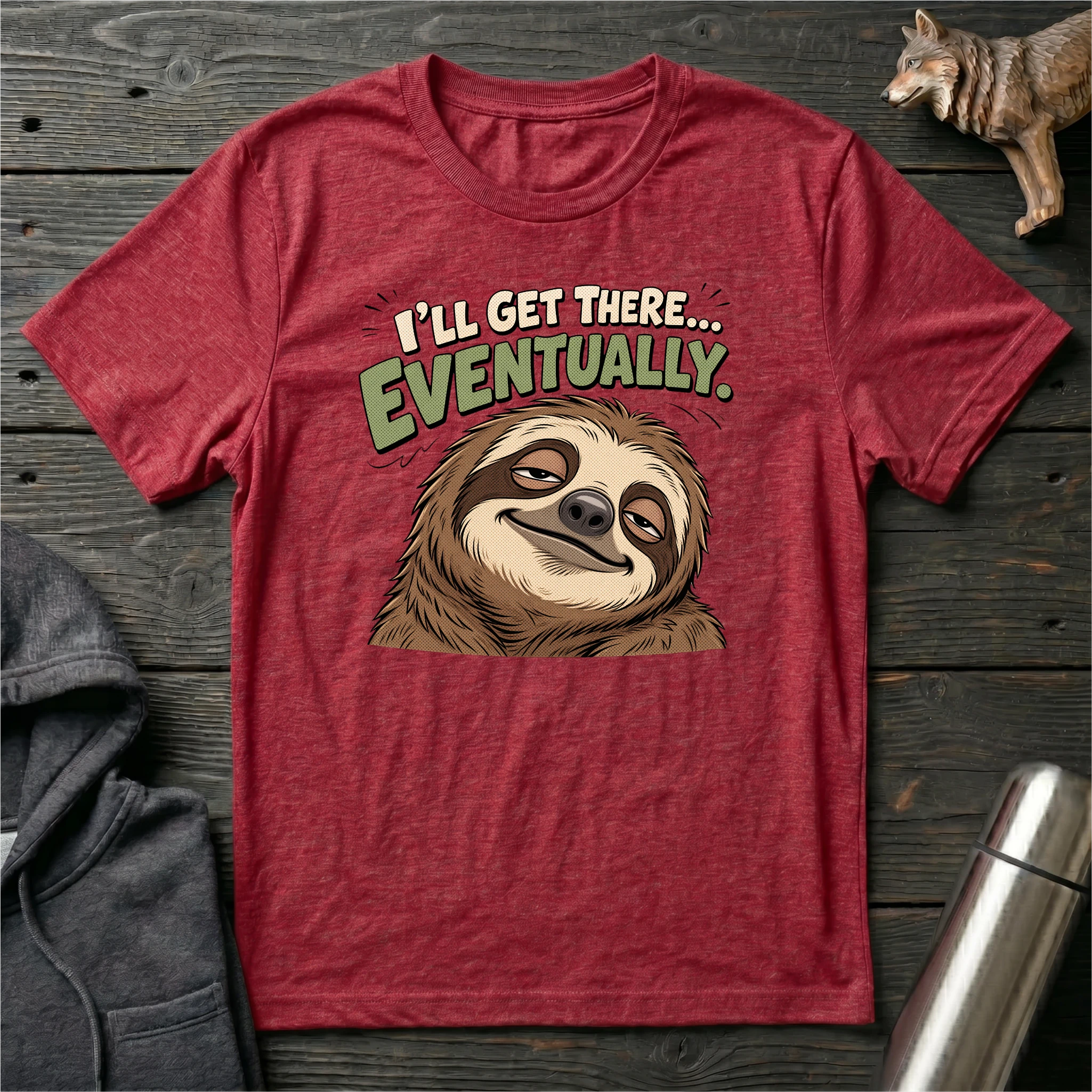 I’ll Get There… Eventually Sloth no.2 T-Shirt