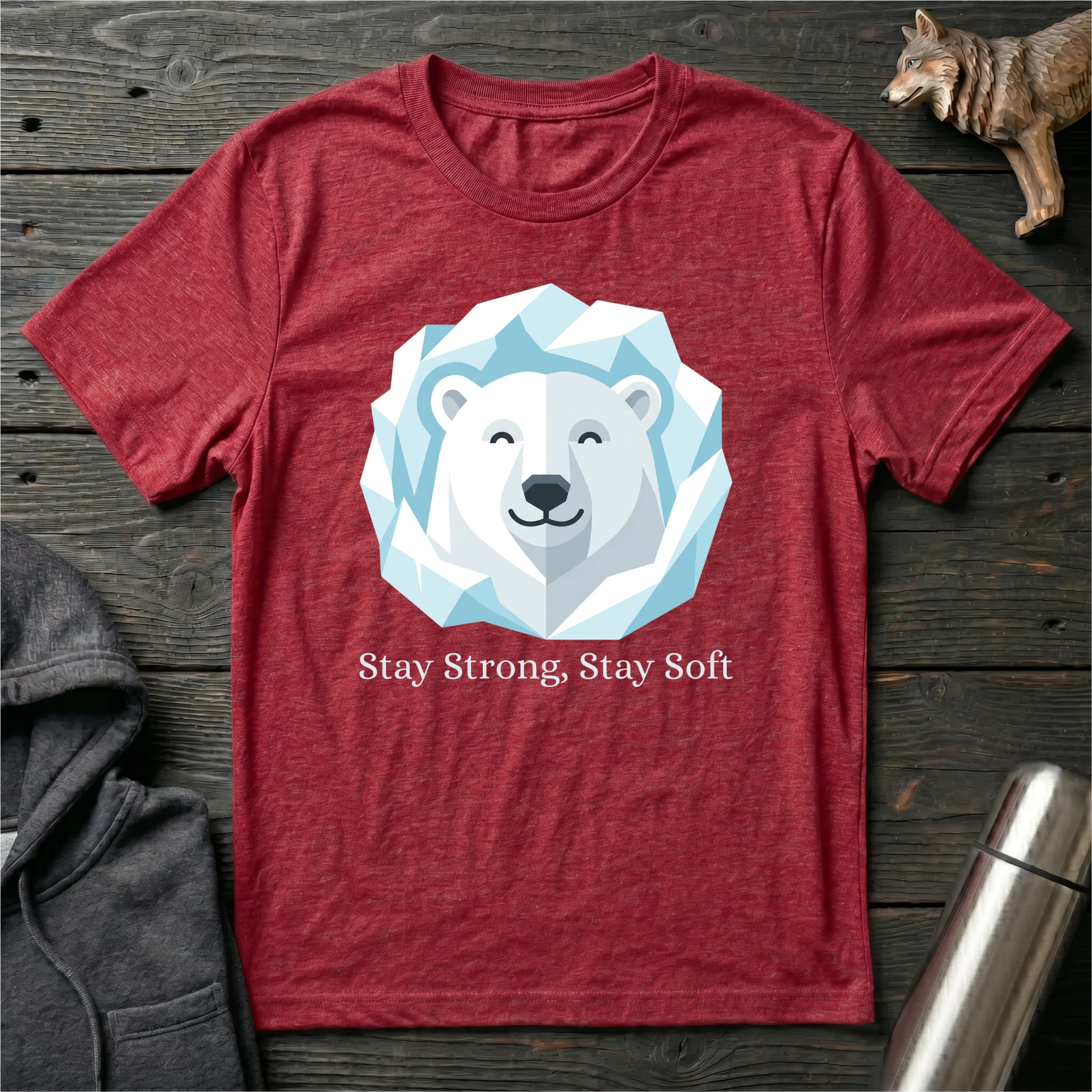 Stay Strong, Stay Soft Polar Bear T-Shirt