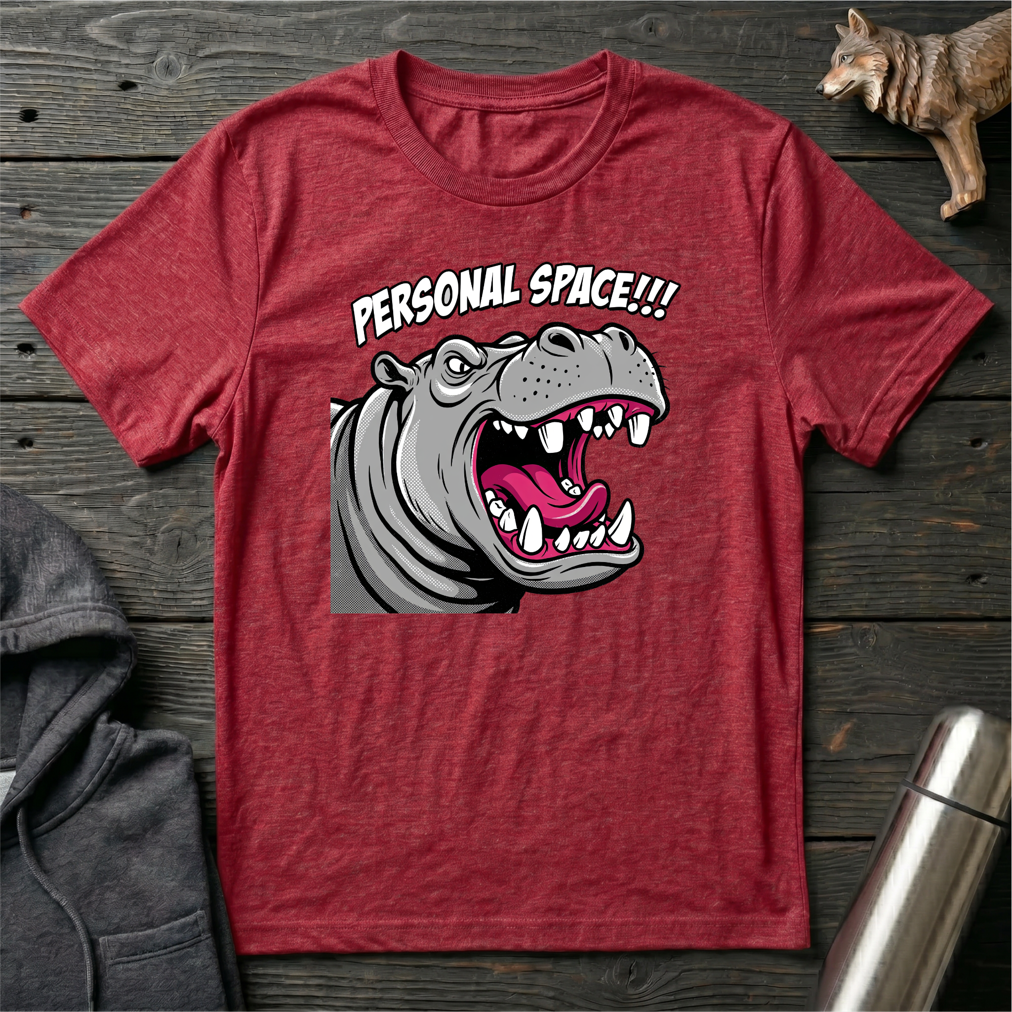 Personal Space Hippopotamus T-Shirt