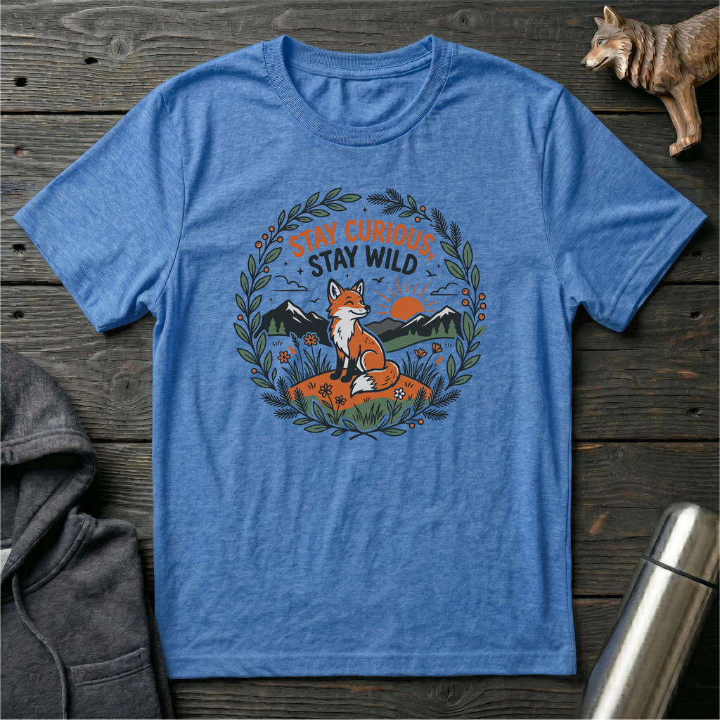 Stay Curious Stay Wild Fox T-Shirt