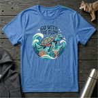 Go With the Flow Turtle T-Shirt