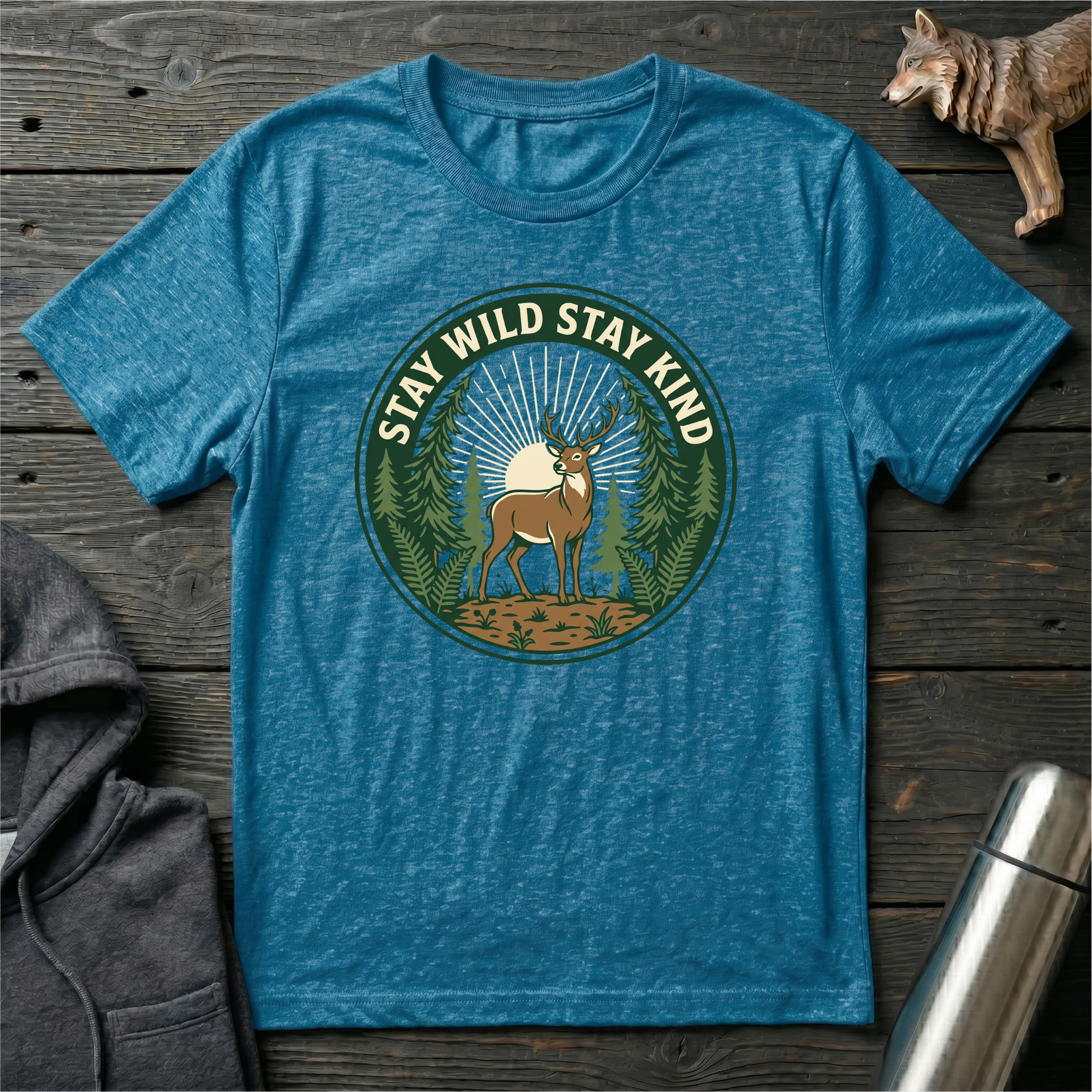 Stay Wild Stay Kind Deer T-Shirt